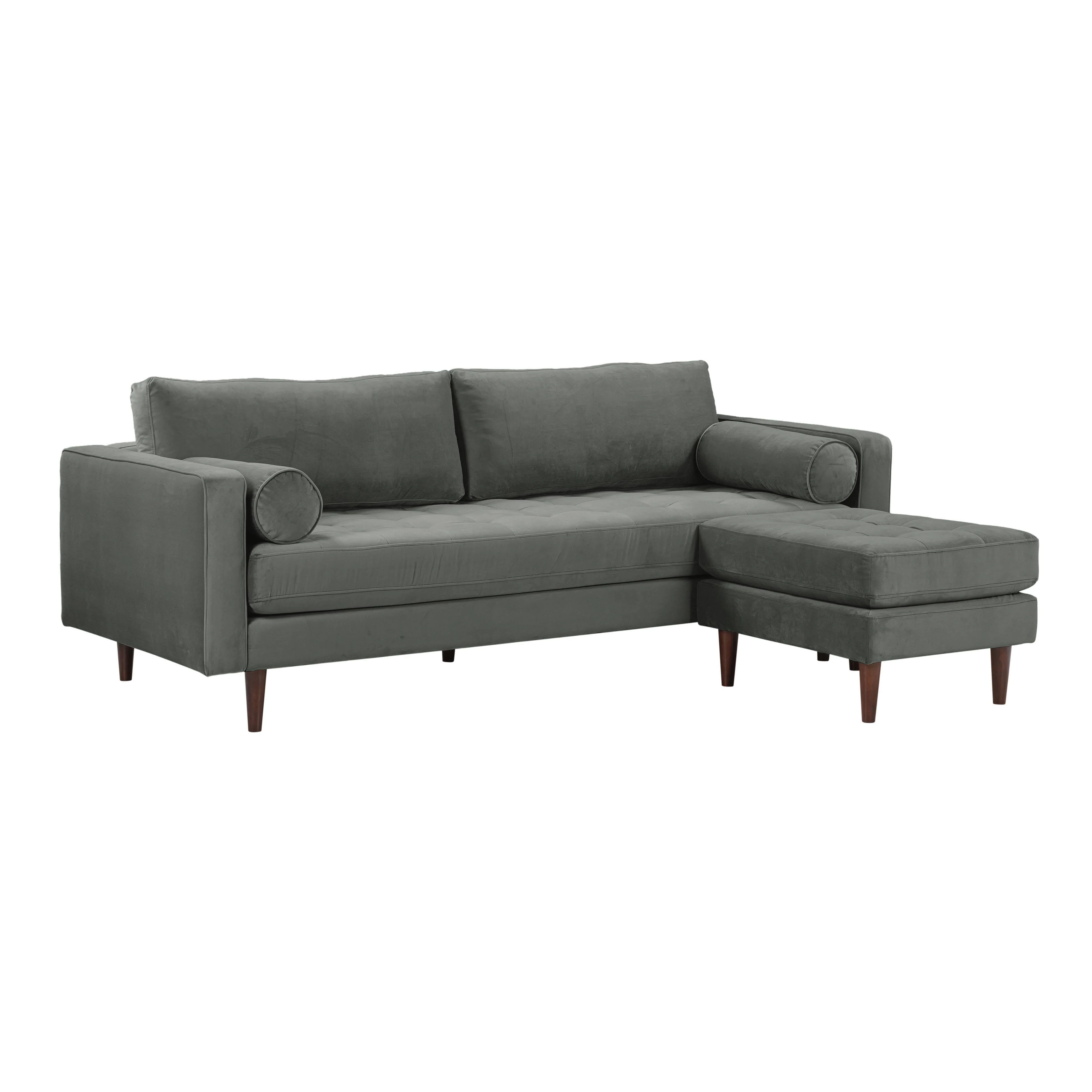 Cave Velvet Sectional - Image 8