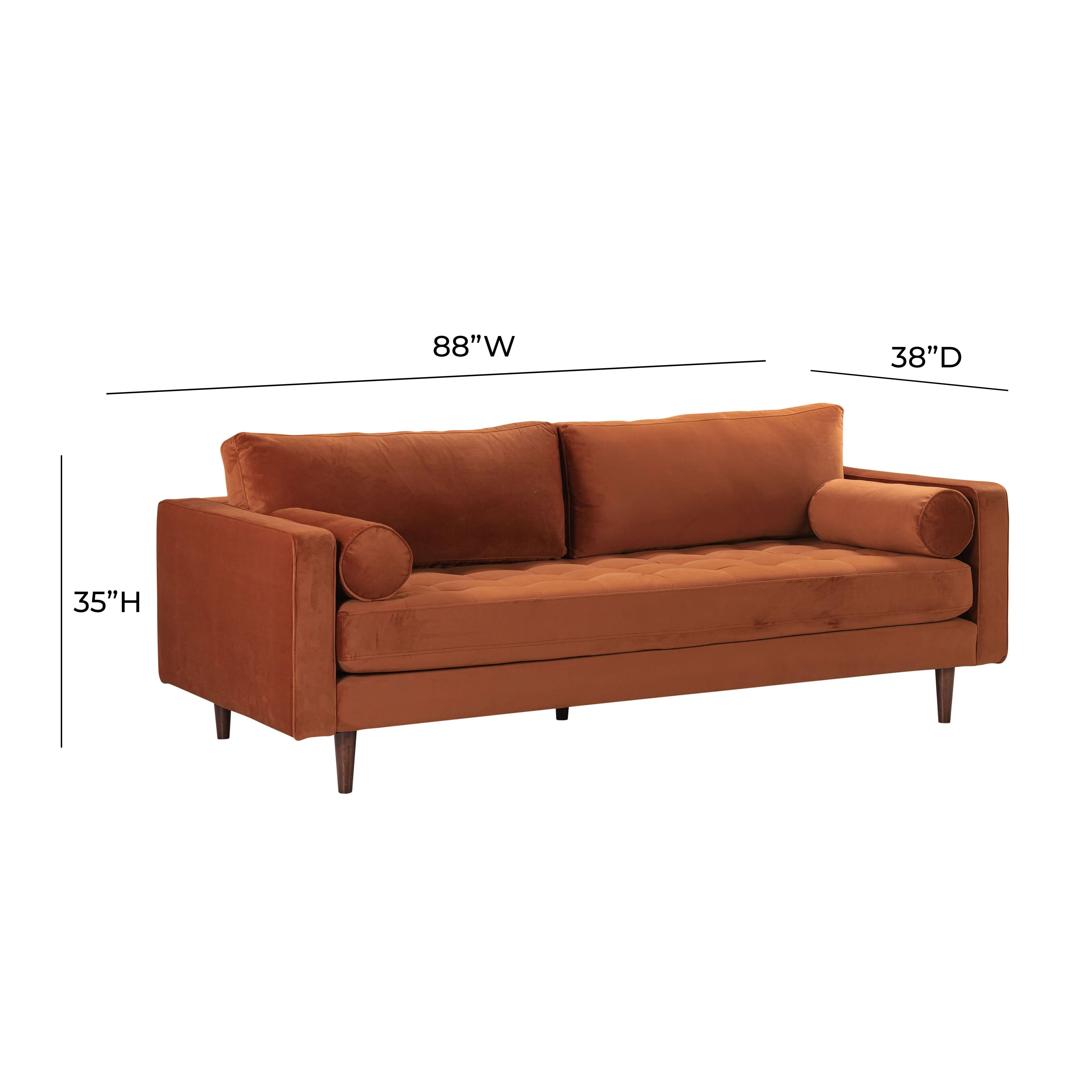 Cave Velvet Sofa - Image 22