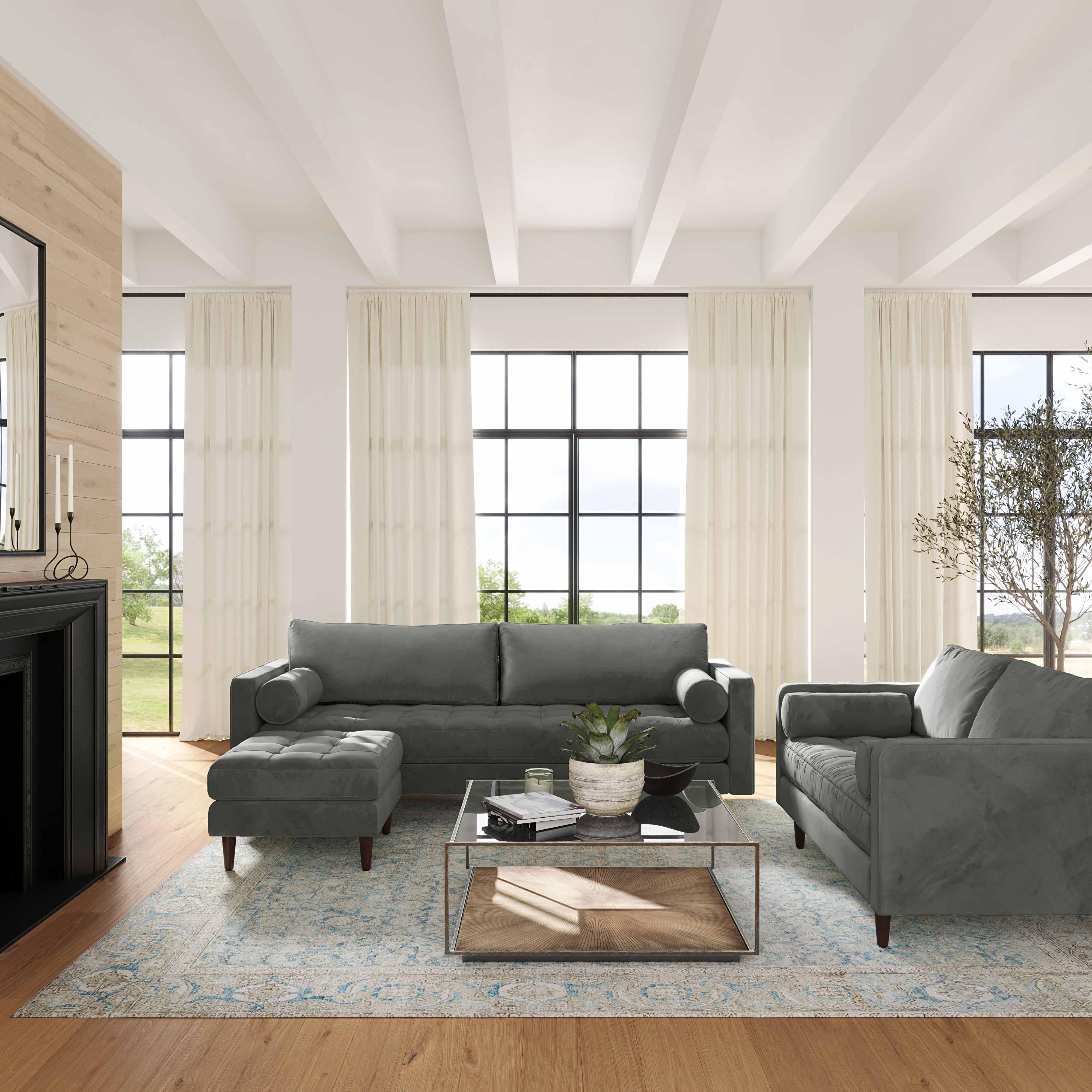Cave Velvet Sofa - Image 25