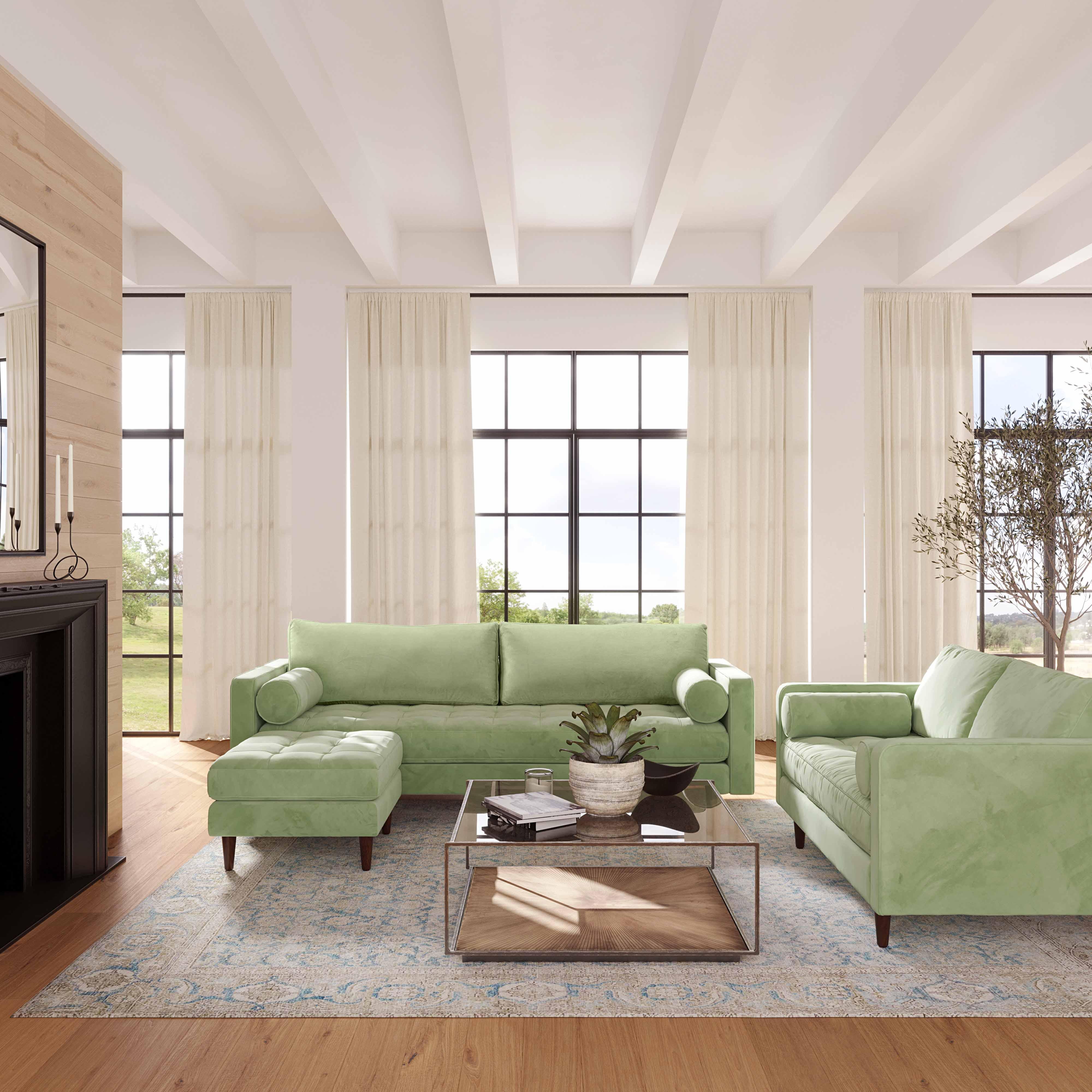 Cave Velvet Sofa - Image 8
