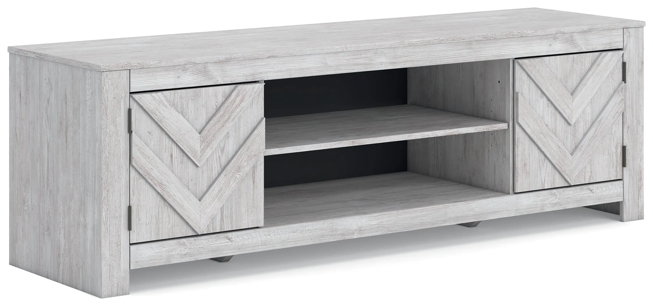 Cayboni Whitewash 71" TV Stand - Image 2