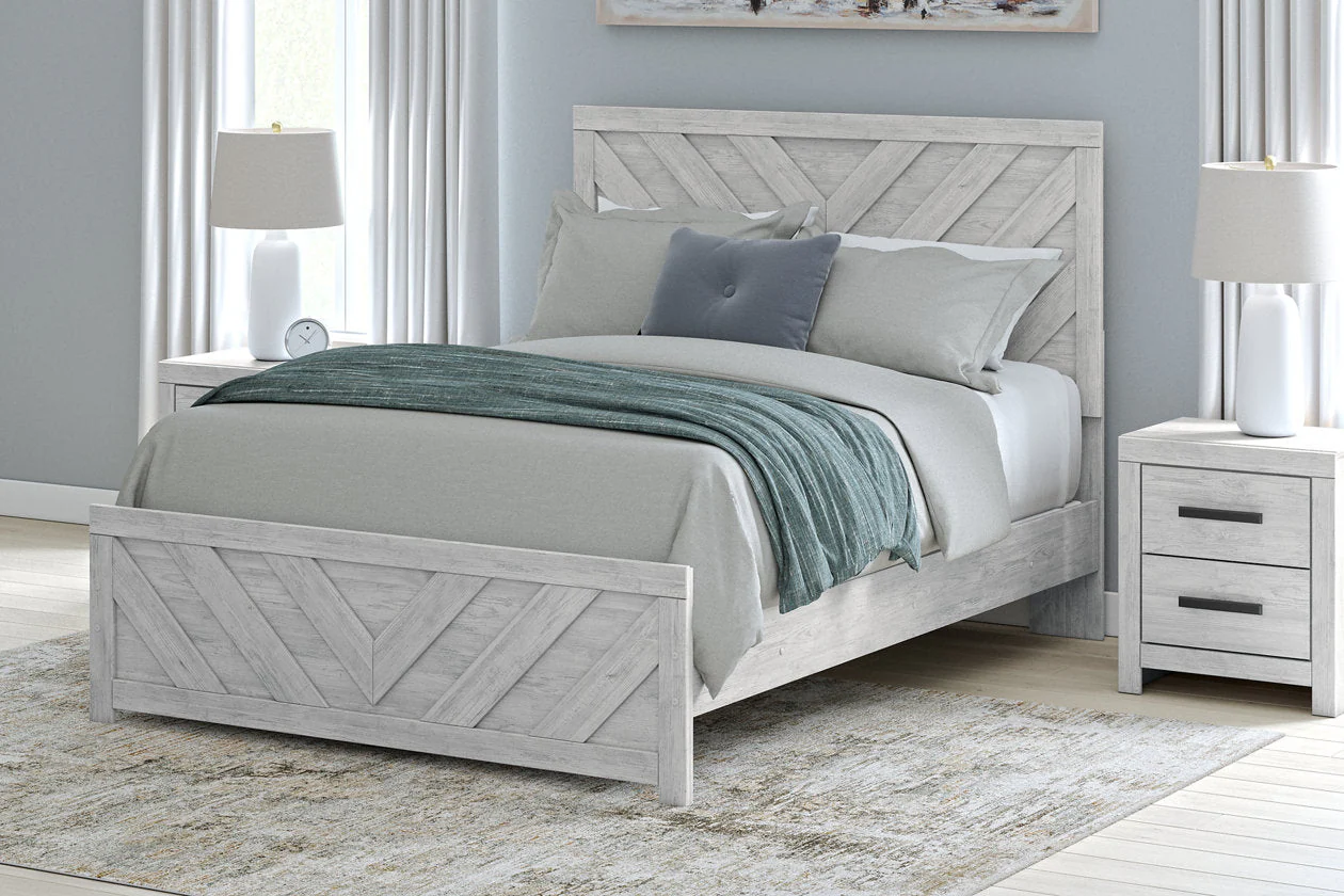 Cayboni Whitewash Panel Bedroom Set - Image 20