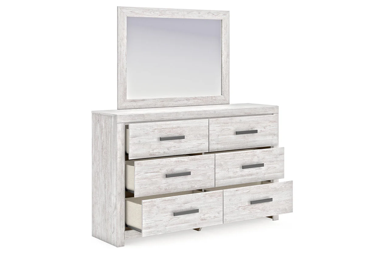 Cayboni Whitewash Panel Bedroom Set - Image 32