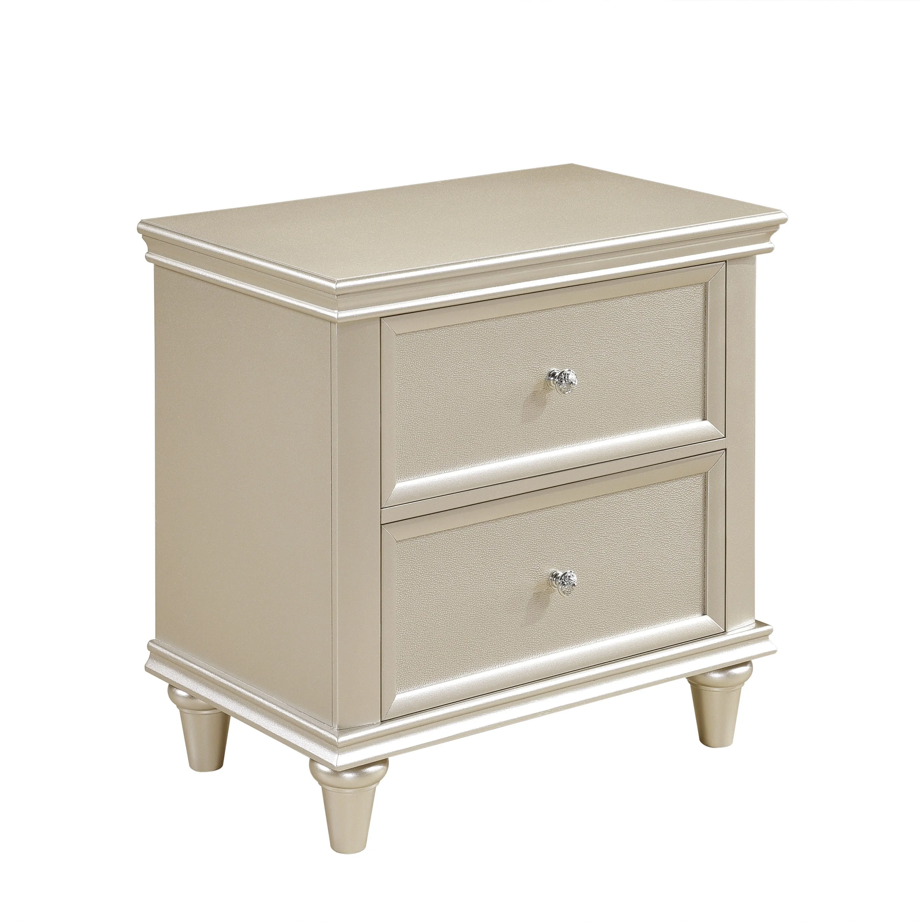 Celandine Silver Upholstered Panel Bedroom Set - Image 10