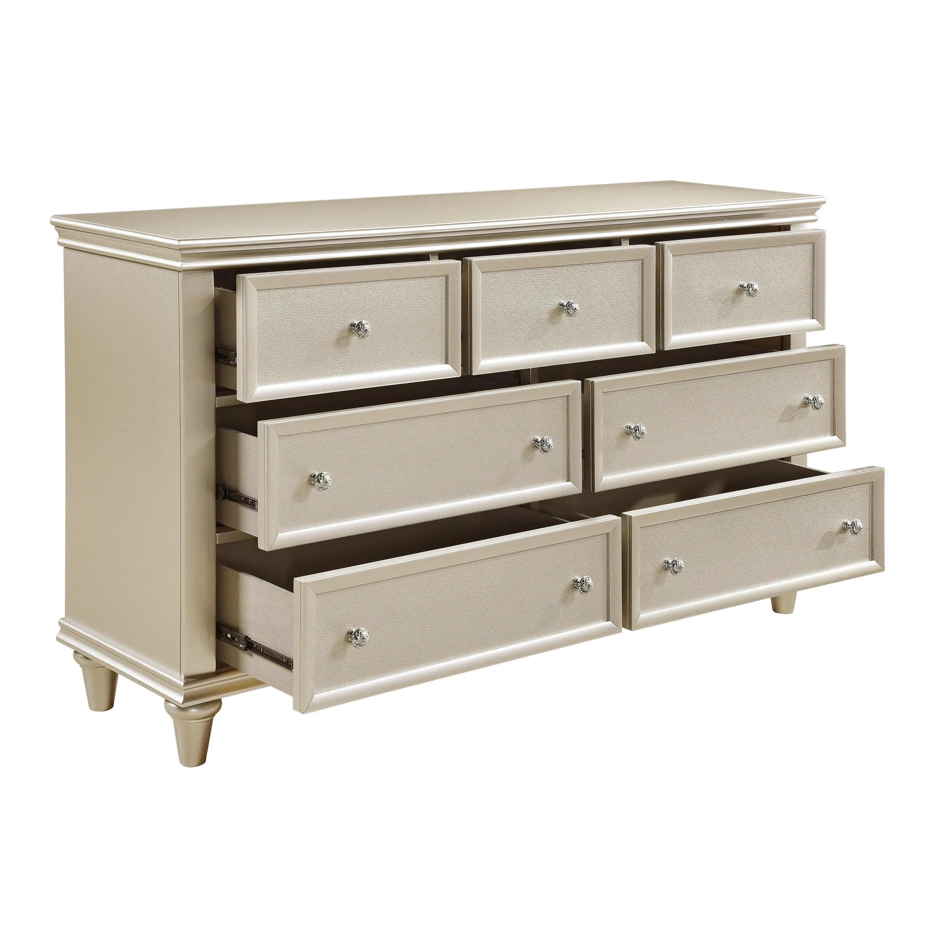 Celandine Silver Upholstered Panel Youth Bedroom Set - Image 13