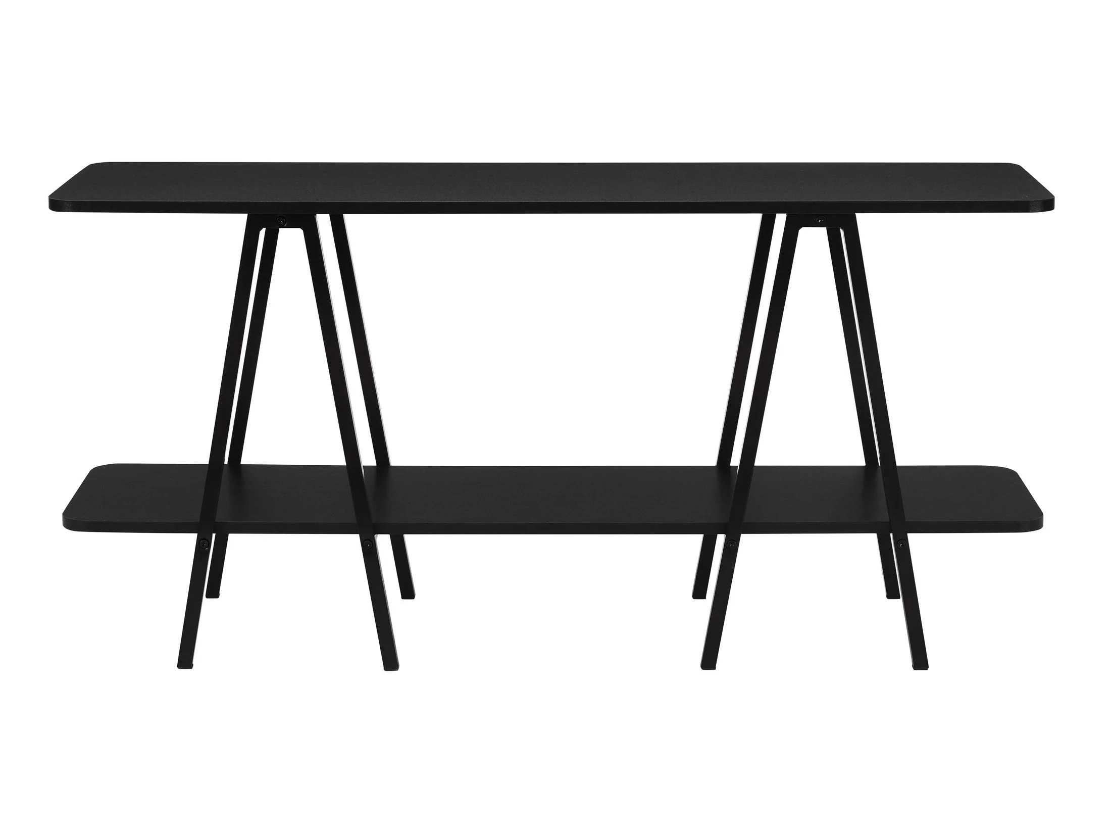 Celine Side Table Console in Black