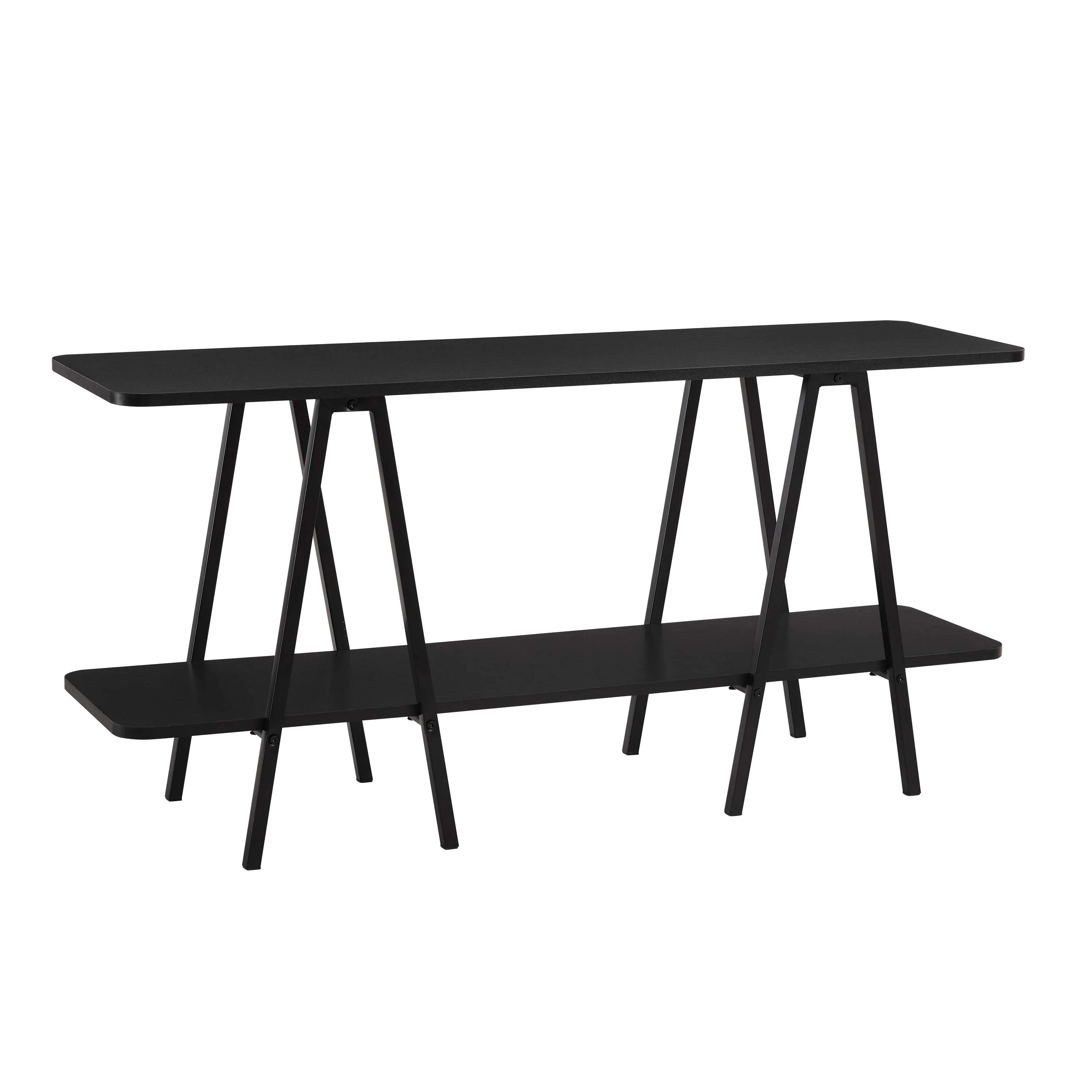 Celine Side Table Console in Black - Image 7