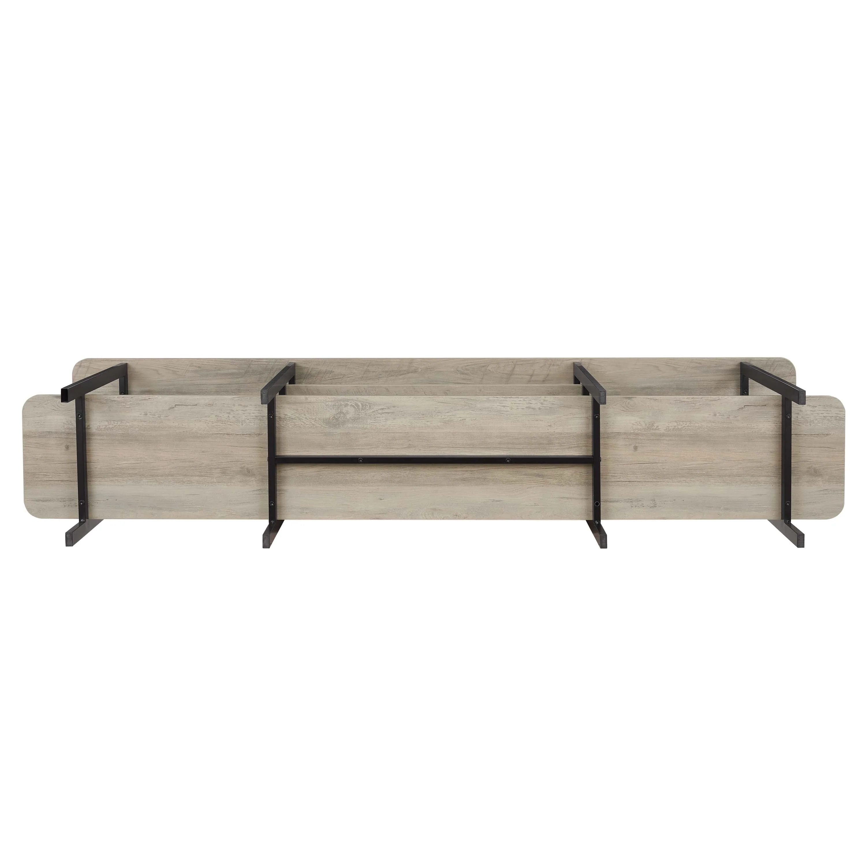 Celine Side Table Console in Rustic Grey - Image 9