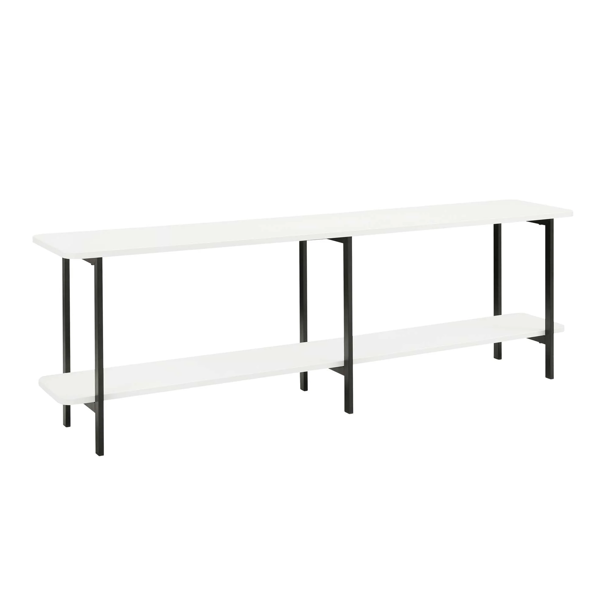 Celine Side Table Console in White - Image 11