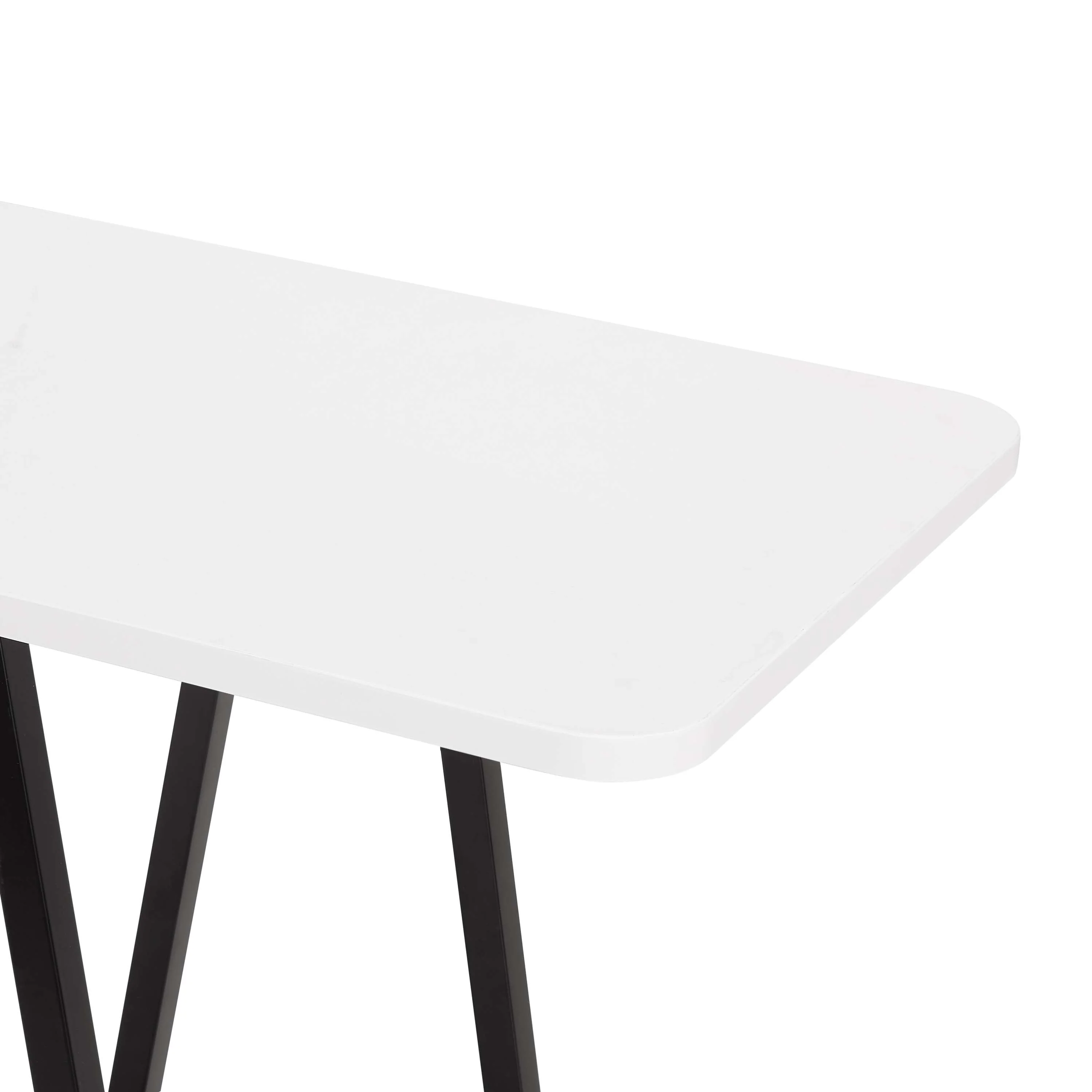 Celine Side Table Console in White - Image 5
