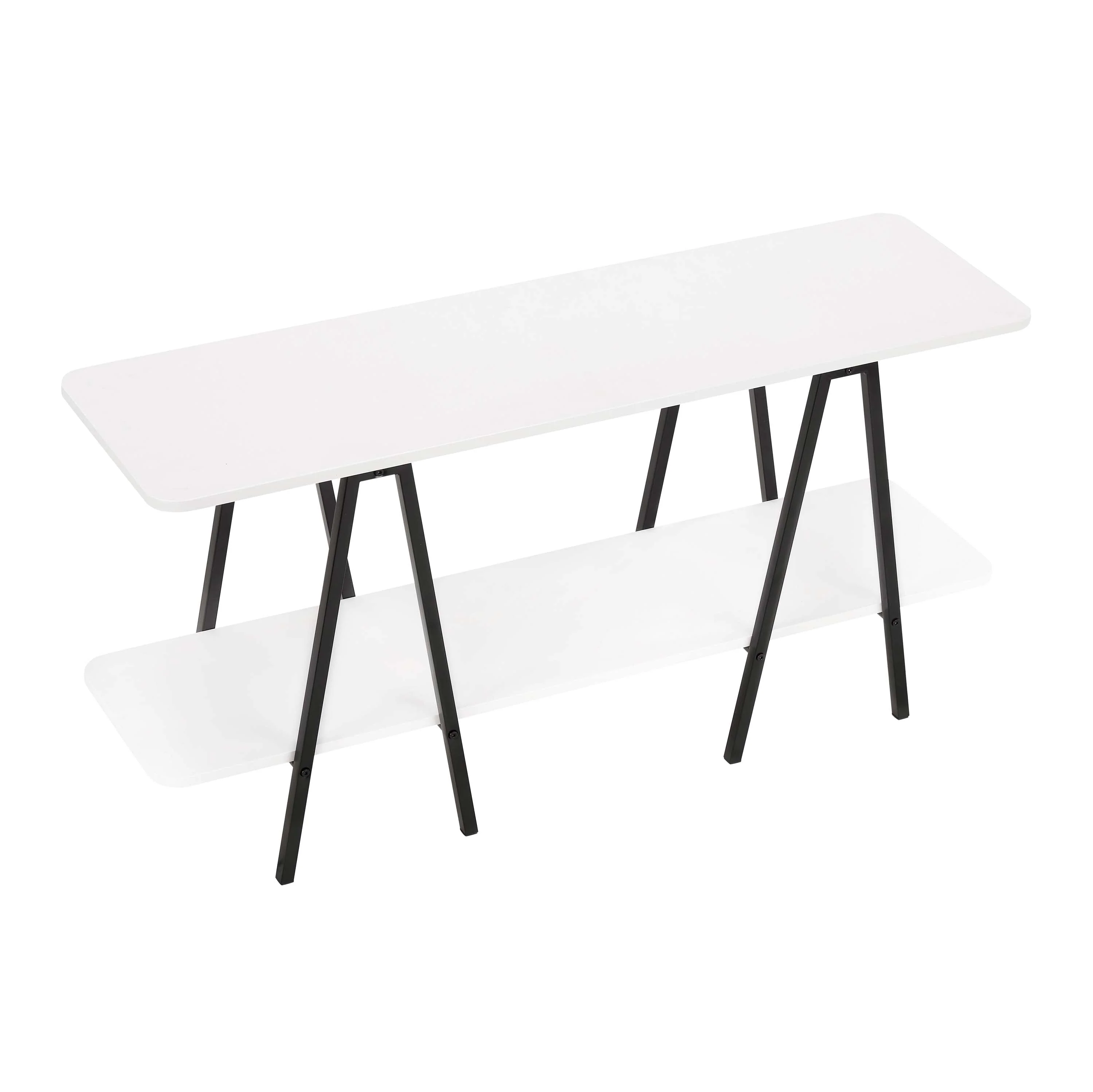 Celine Side Table Console in White - Image 8