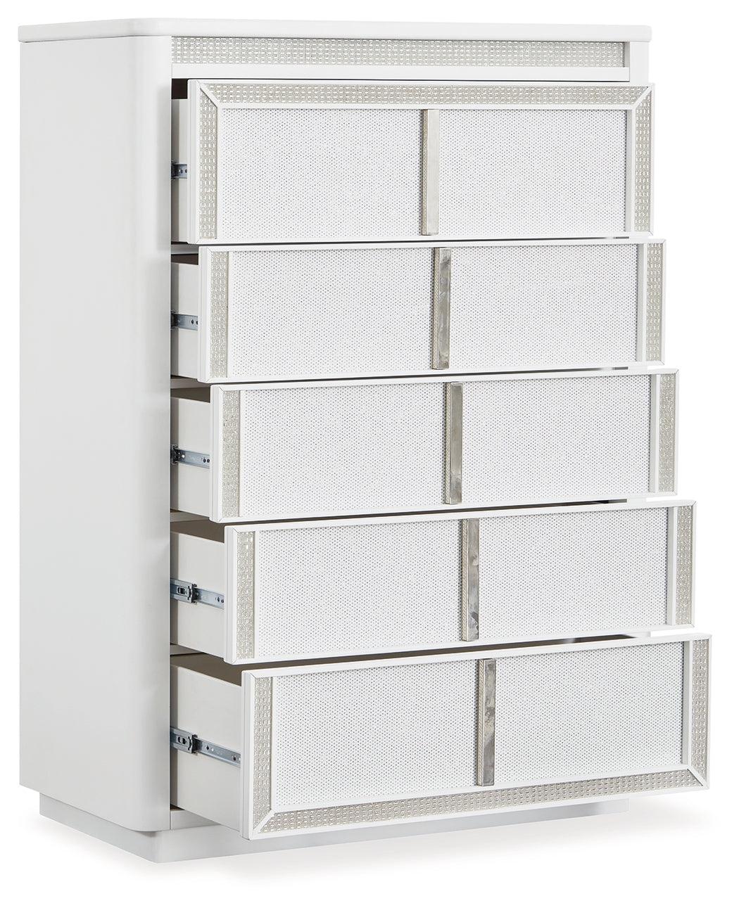 Chalanna White Chest of Drawers - Image 2
