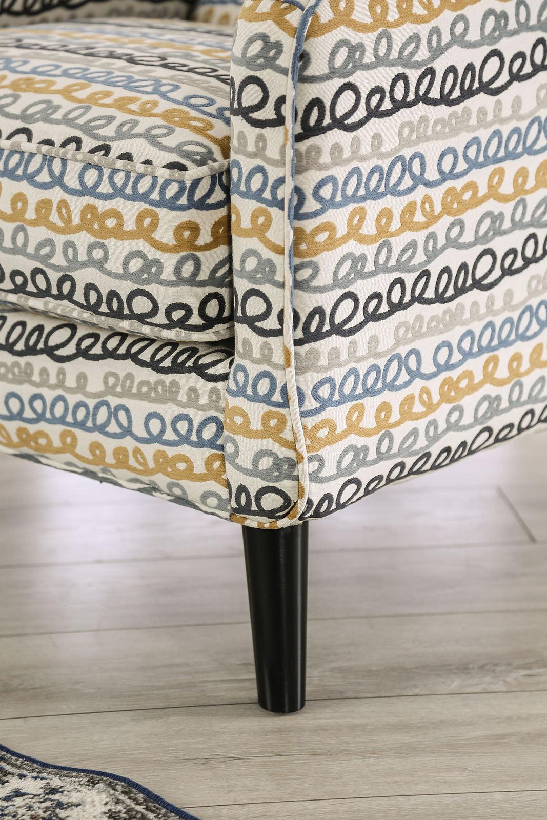 Chancery Gray/Navy Chair - Image 2