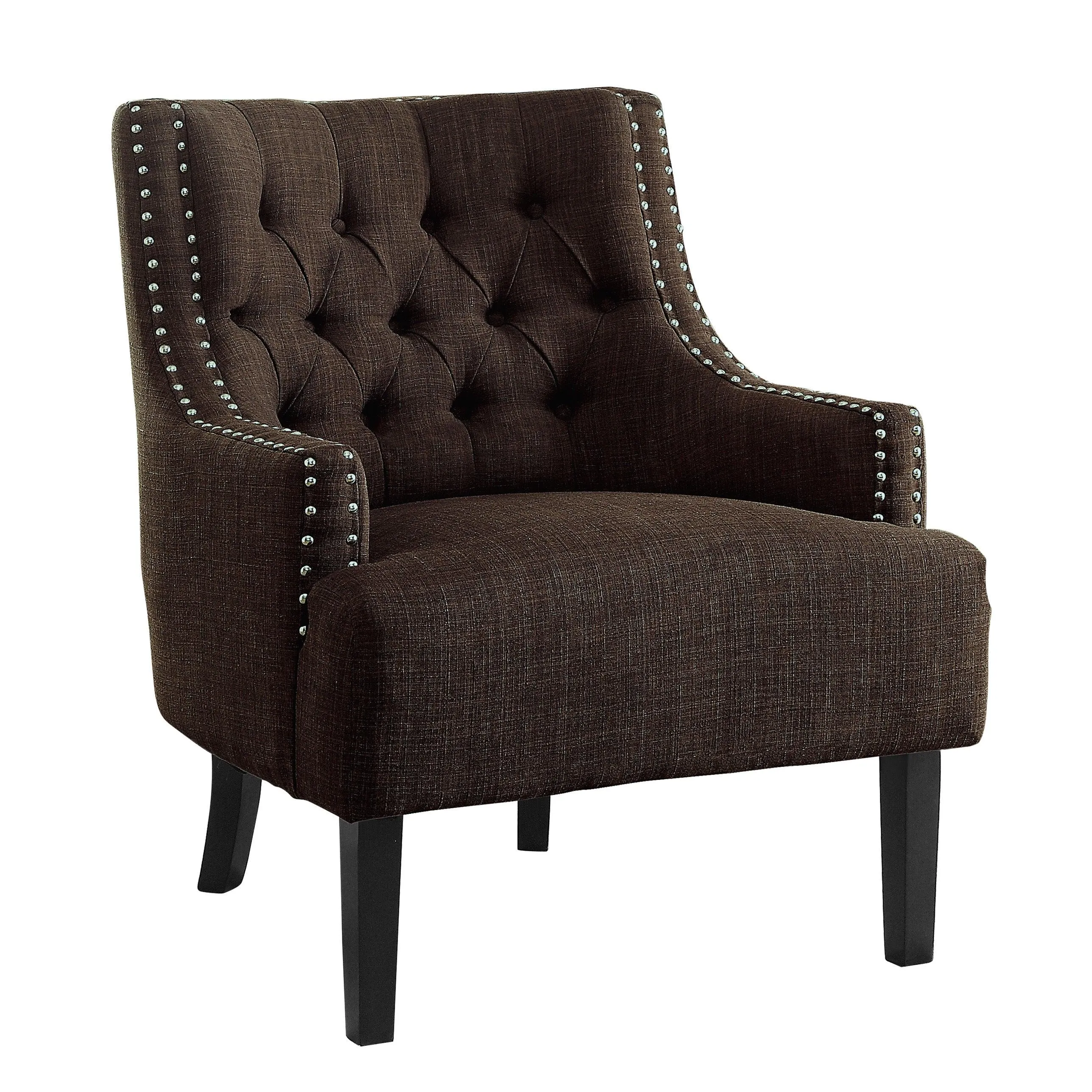 Charisma Chocolate Accent Chair - Image 2
