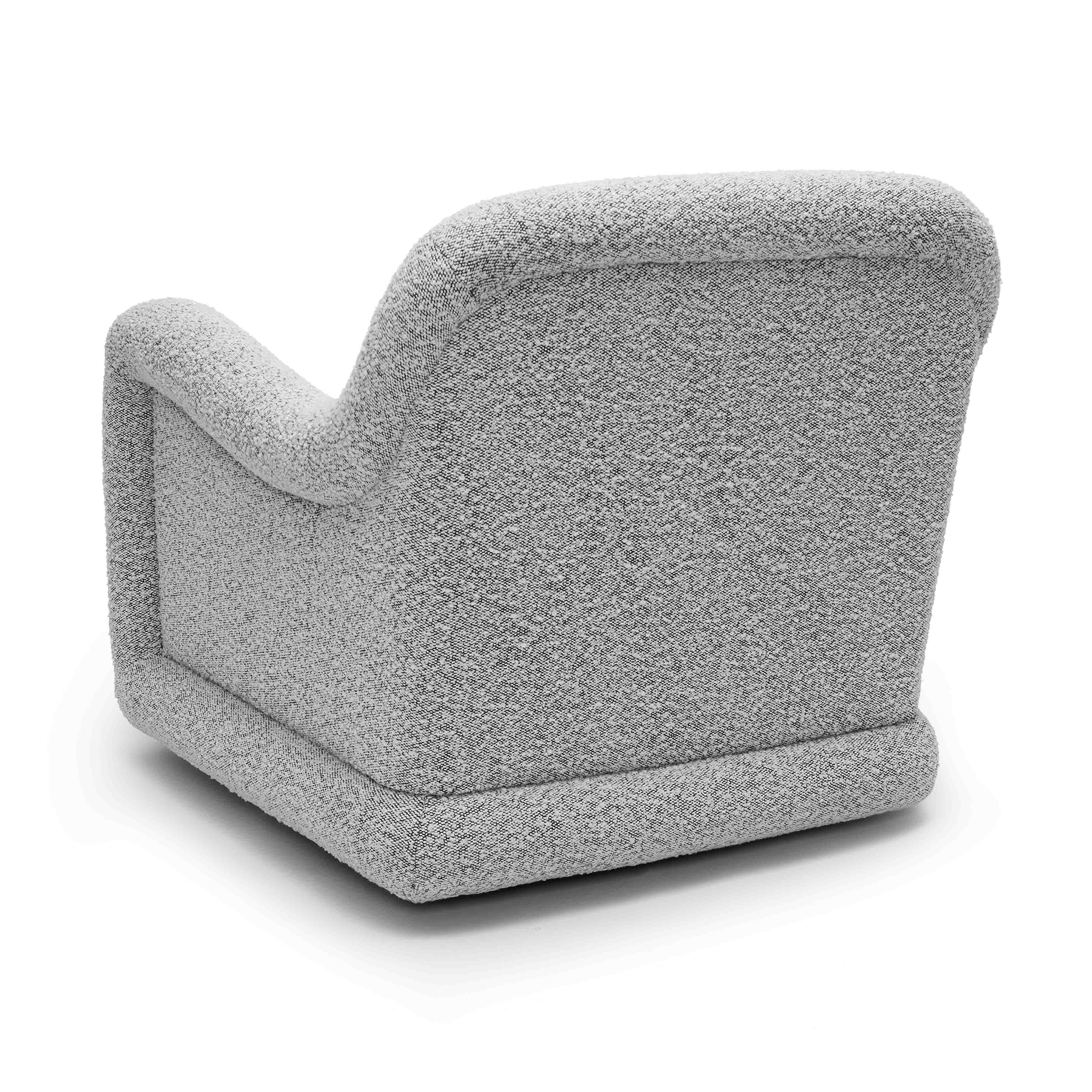 Charli Boucle Swivel Chair - Image 11
