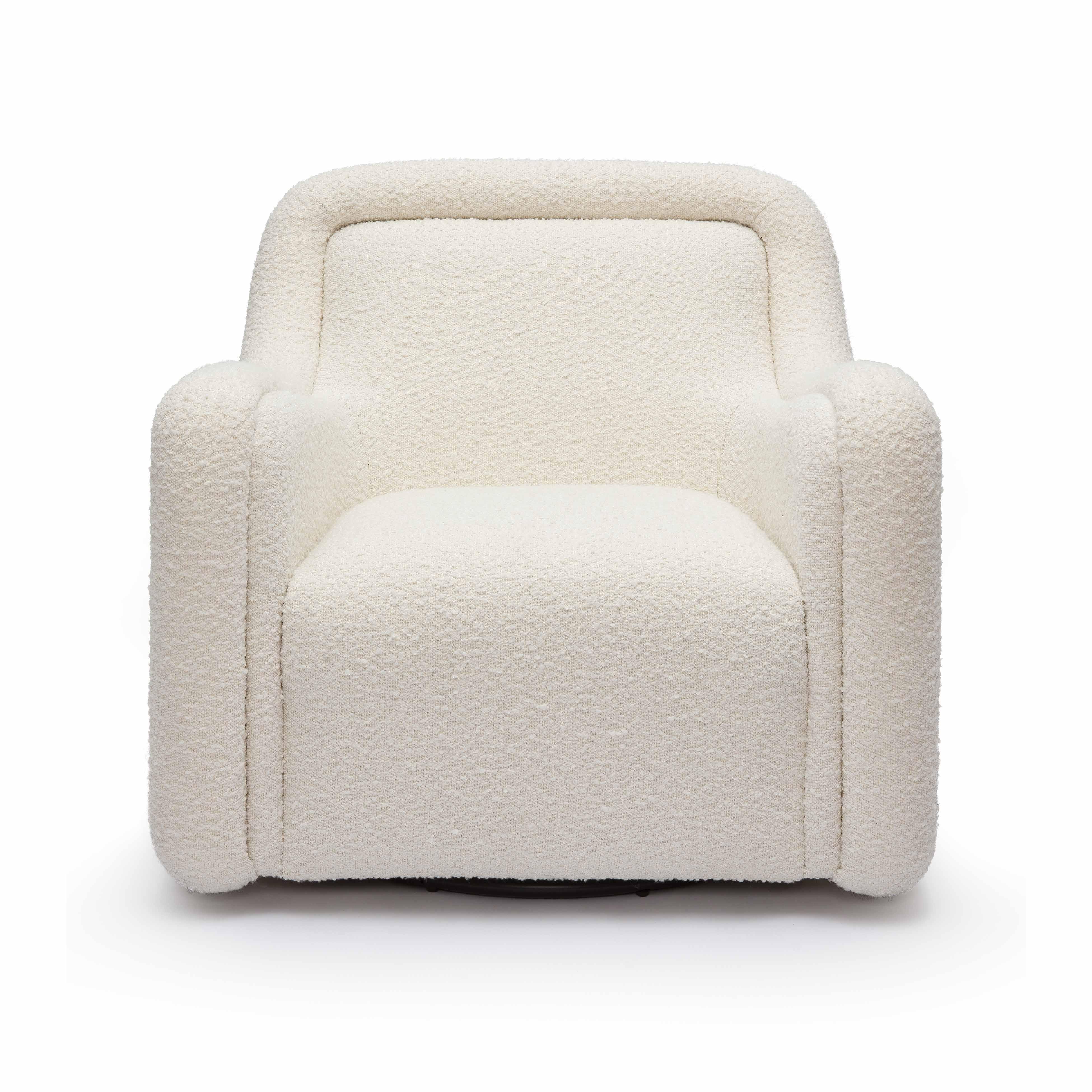 Charli Boucle Swivel Chair - Image 3