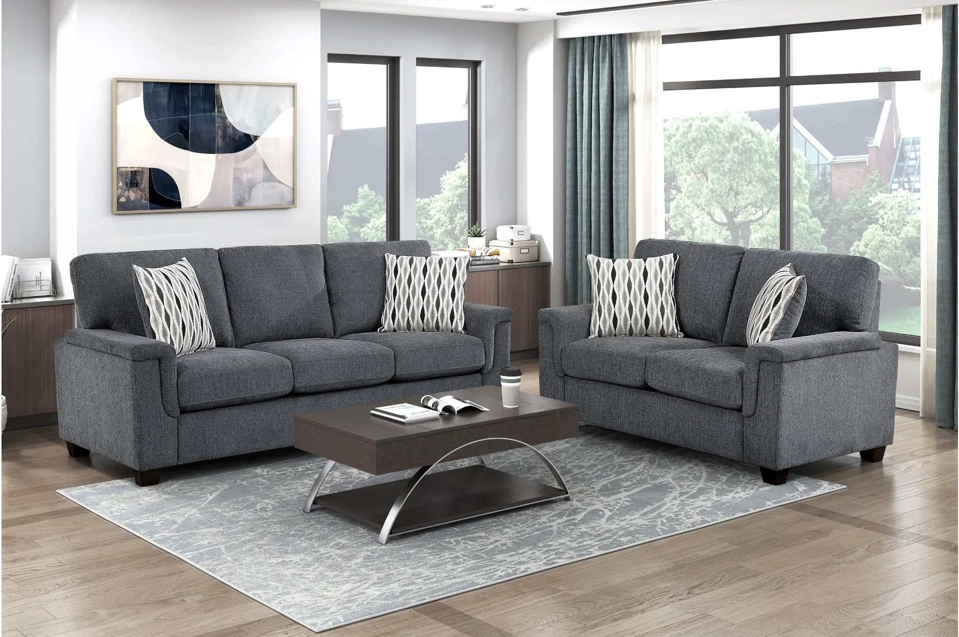 Chelsea Dark Gray Sofa - Image 2
