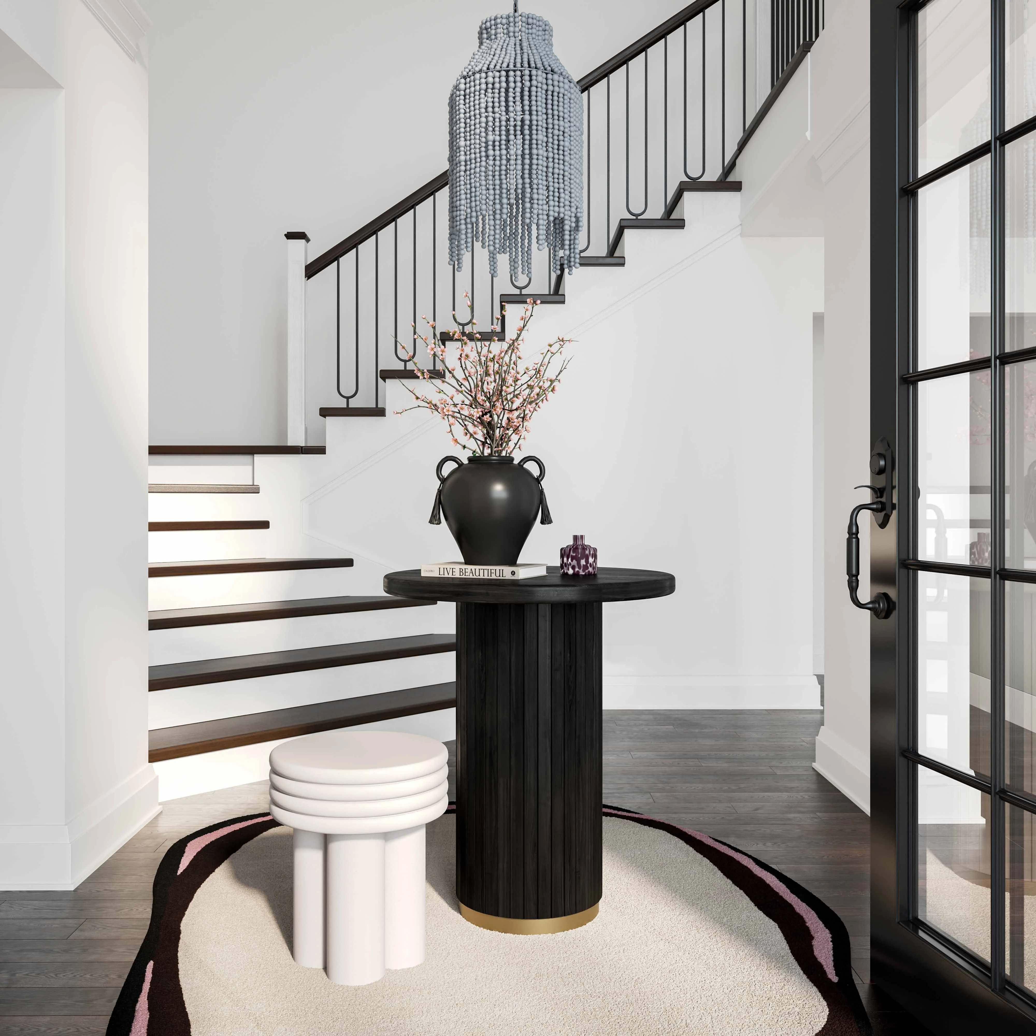 Chelsea Oak Wood Entry Table - Image 9