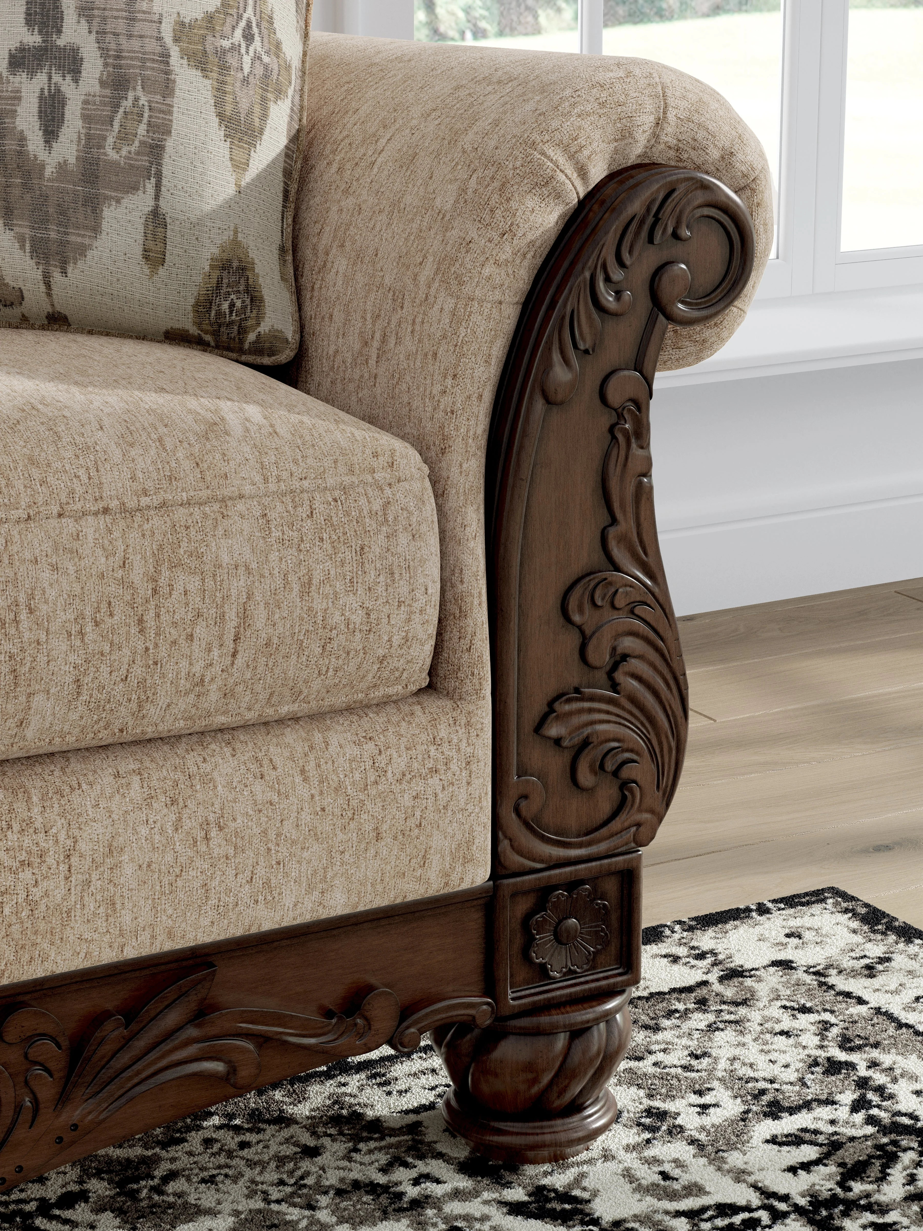Chelsworth Golden Sofa and Loveseat - Image 8