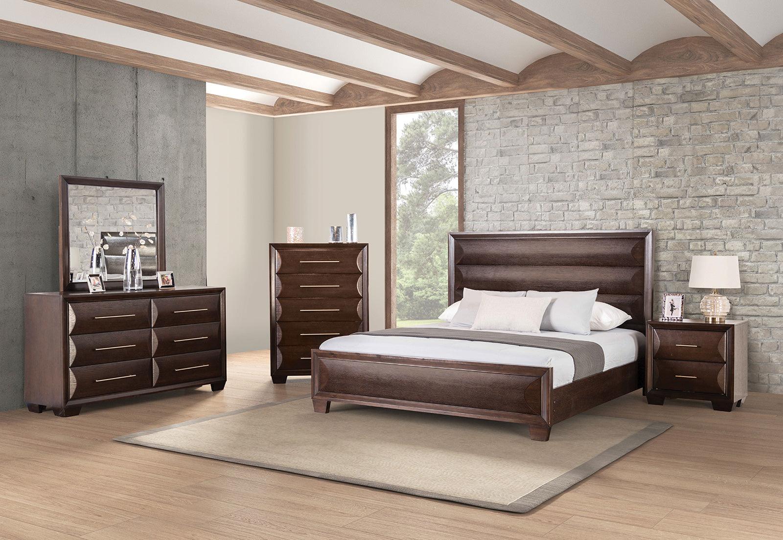 Chemnitz Espresso Queen Bed - Image 2