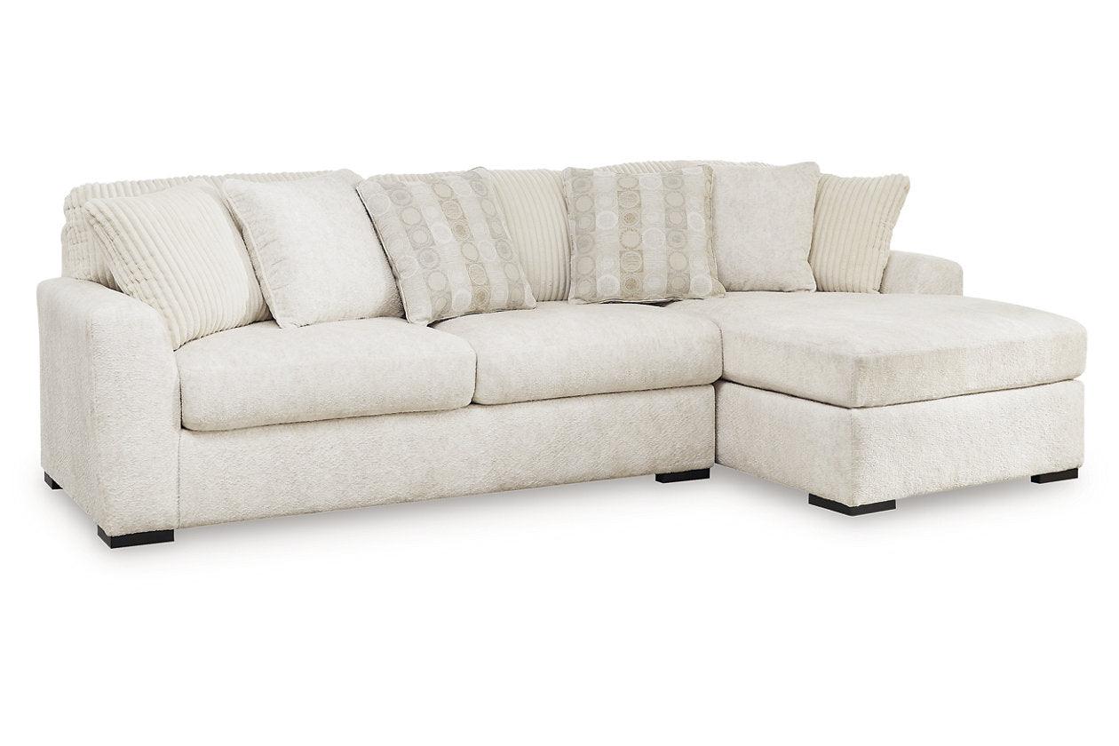 Chessington Ivory 2-Piece Right Arm Facing (RAF) Chaise Sectional - Image 2