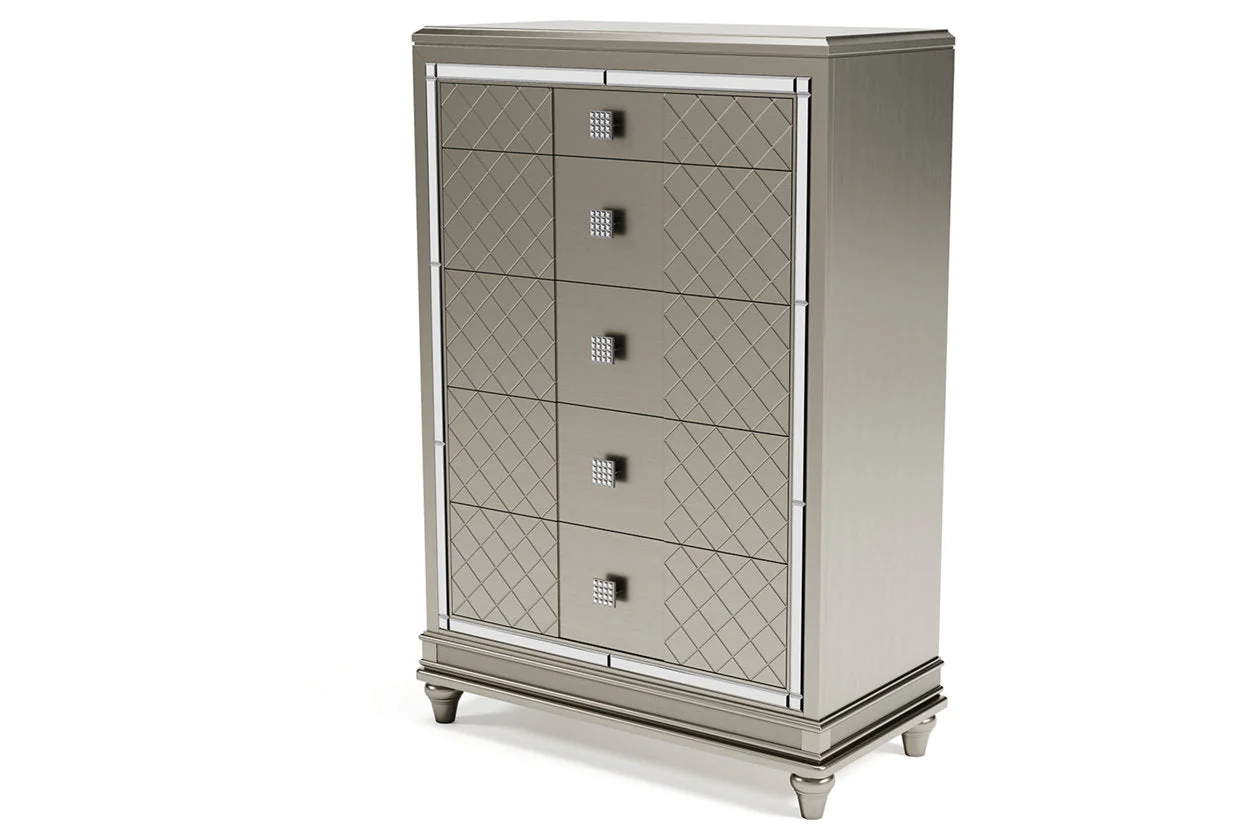 Chevanna Platinum Chest of Drawers - Image 5