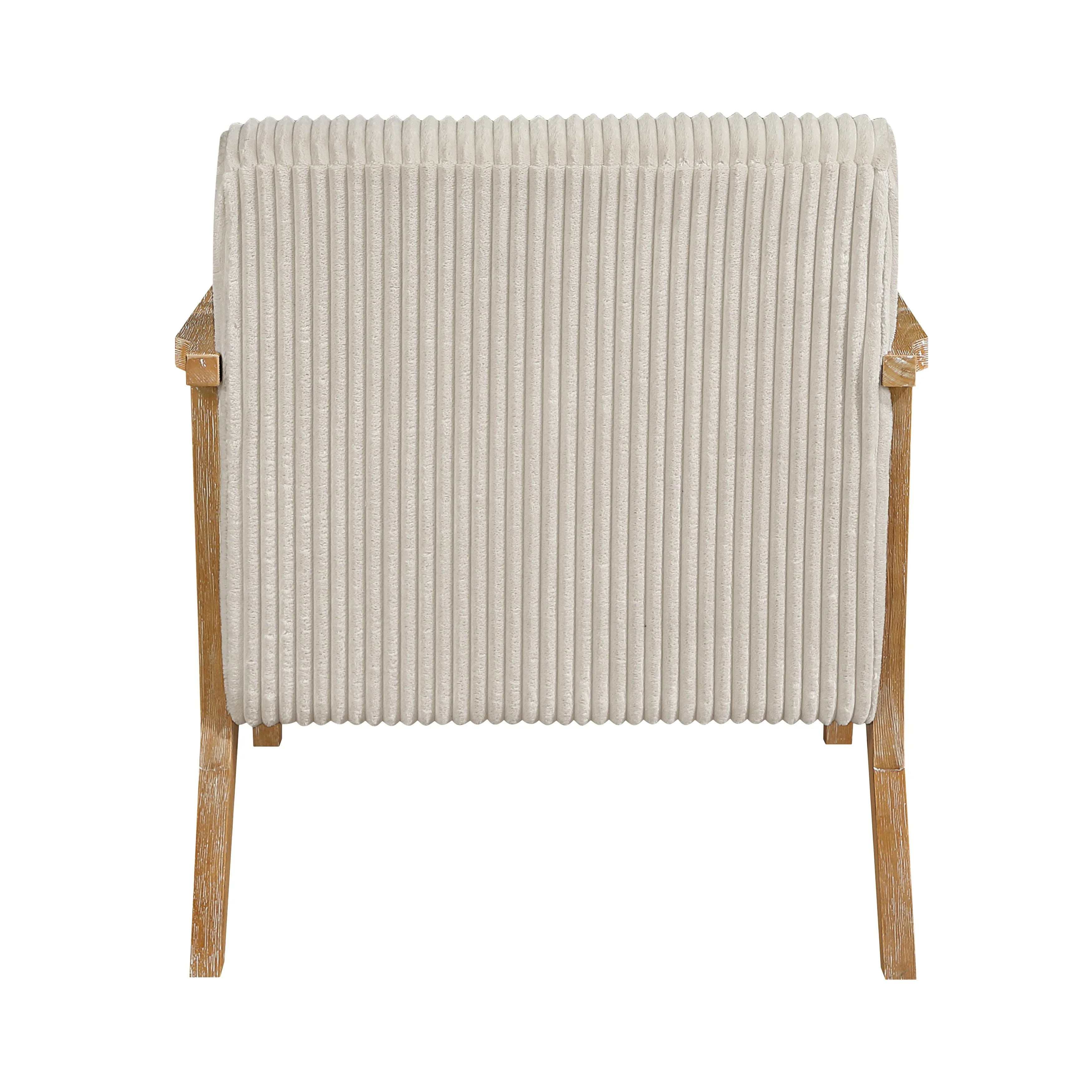 Chevron Beige Accent Chair - Image 11