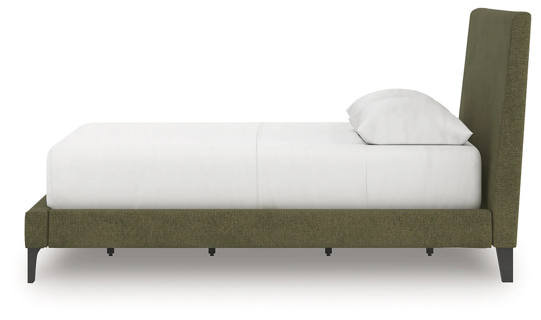 Chirason Sage Green Full Upholstered Bed with Roll Slats - Image 6