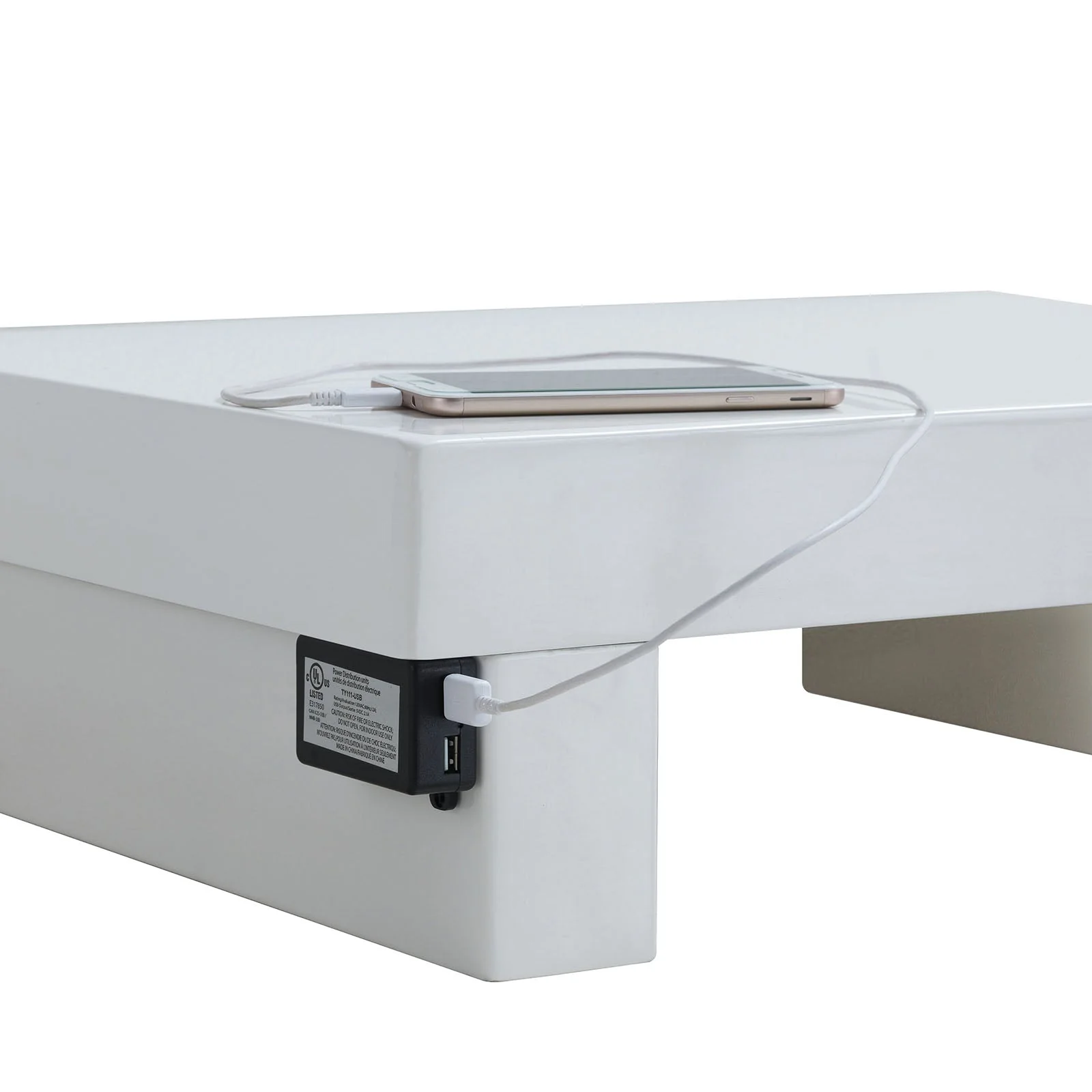 Christie White Night Stand - Image 2