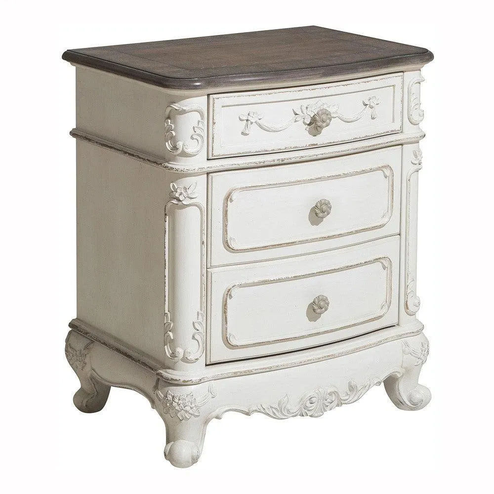 Cinderella Antique White Poster Youth Bedroom Set - Image 6