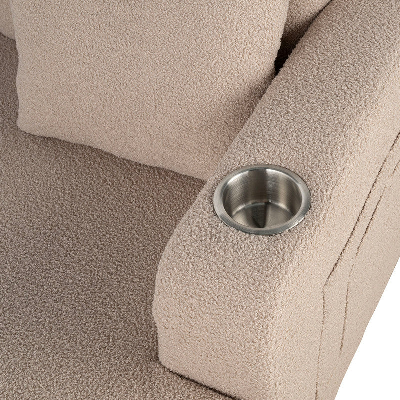 Cinderford Beige Sofa & Loveseat - Image 3