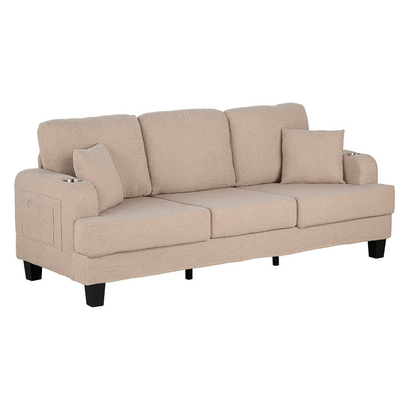 Cinderford Beige Sofa & Loveseat - Image 6