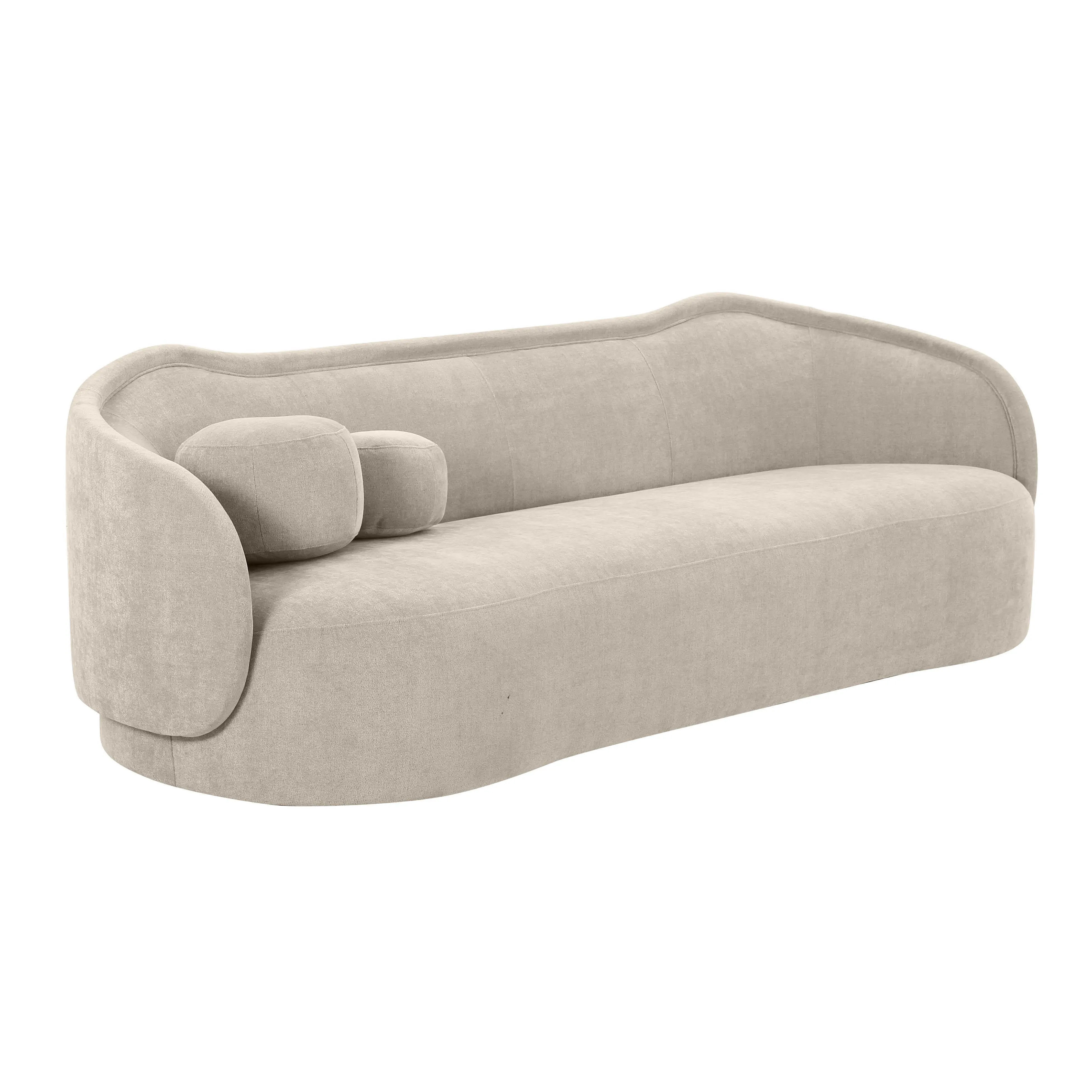 Circe Textured Velvet Sofa - Image 7
