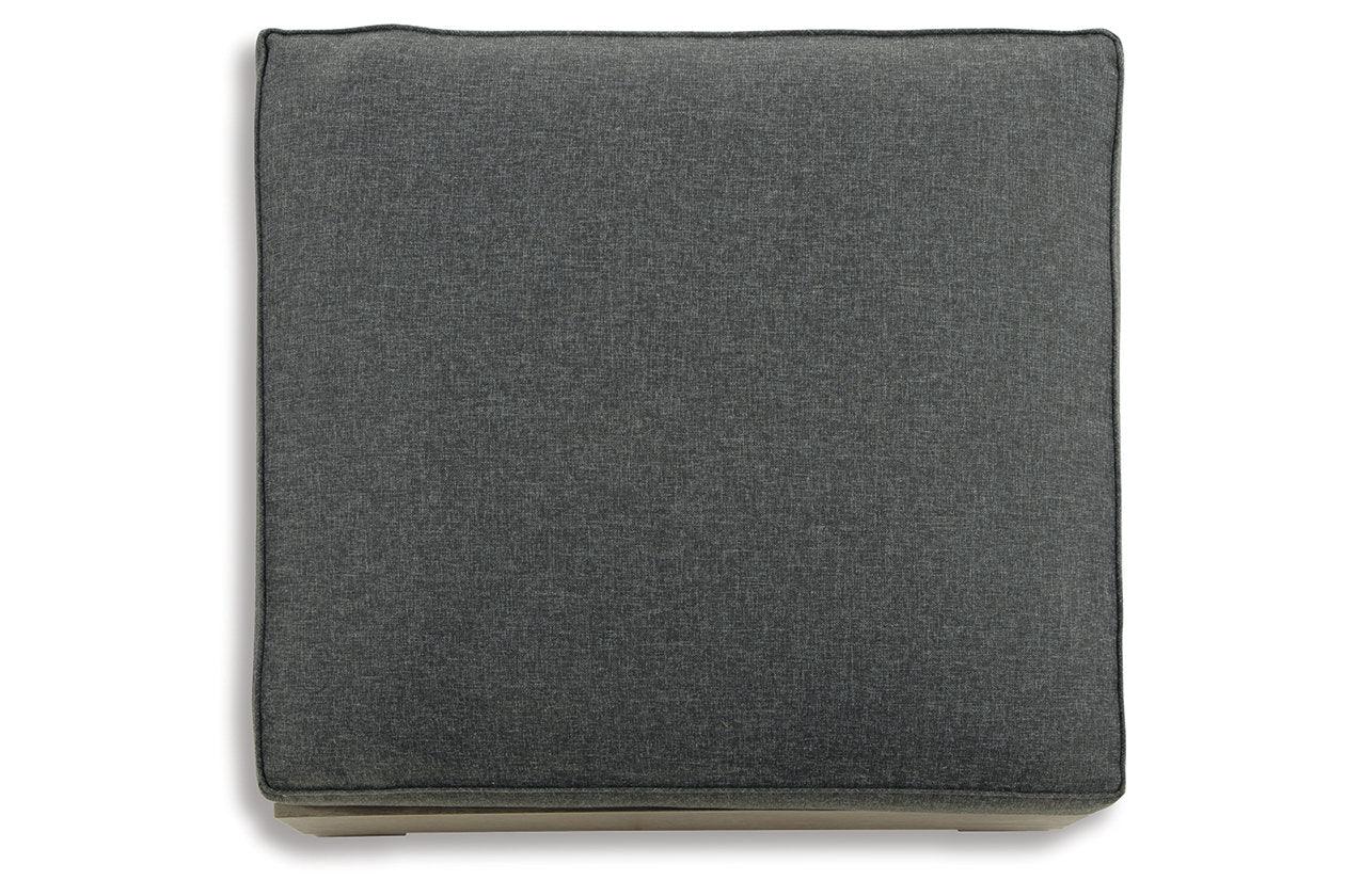 Citrine Park Brown/Charcoal Outdoor Ottoman - Image 4