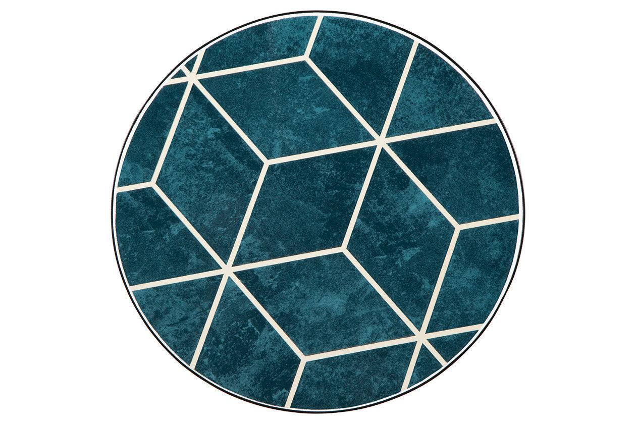 Clairbelle Teal Accent Table - Image 3