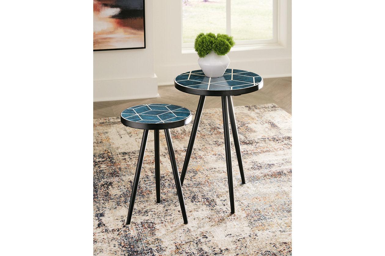 Clairbelle Teal Accent Table - Image 5
