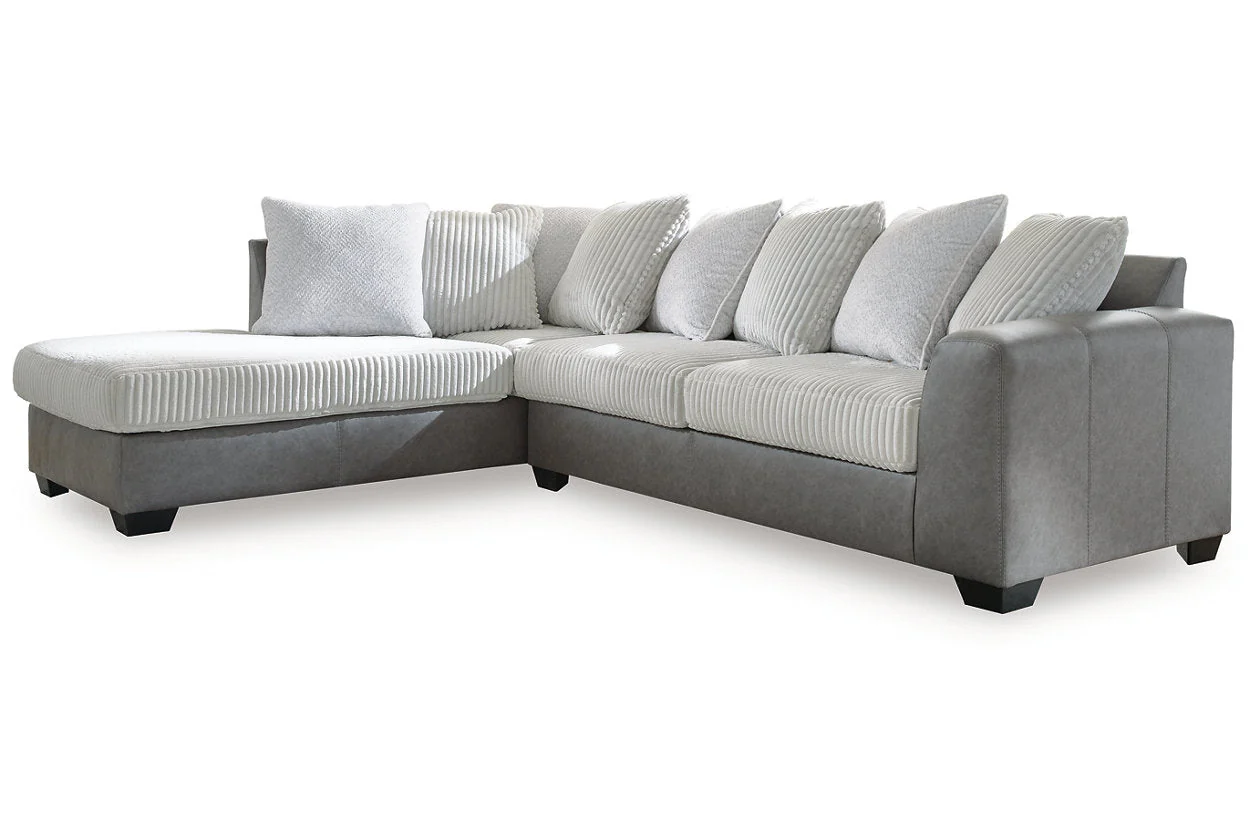 Clairette Court Alloy 2-Piece Left Arm Facing (LAF) Chaise Sectional - Image 2
