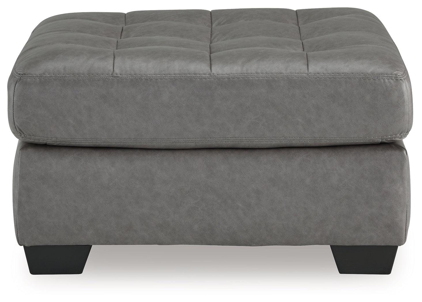 Clairette Court Alloy Oversized Accent Ottoman - Image 3