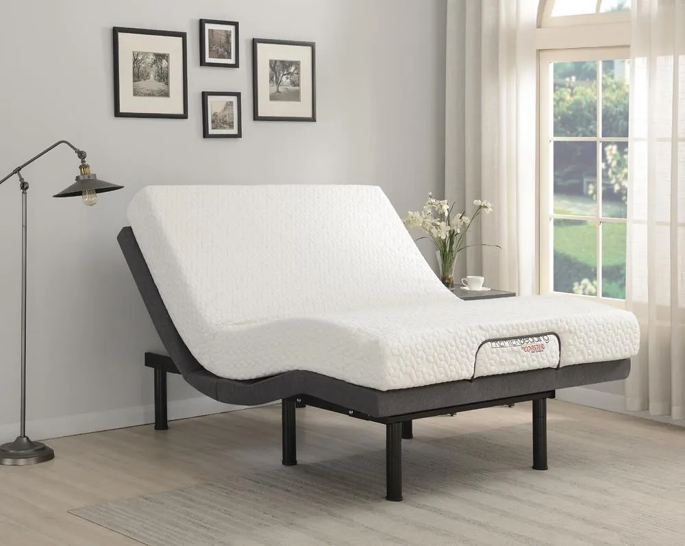 Clara Gray/Black Queen Adjustable Bed Base - Image 2