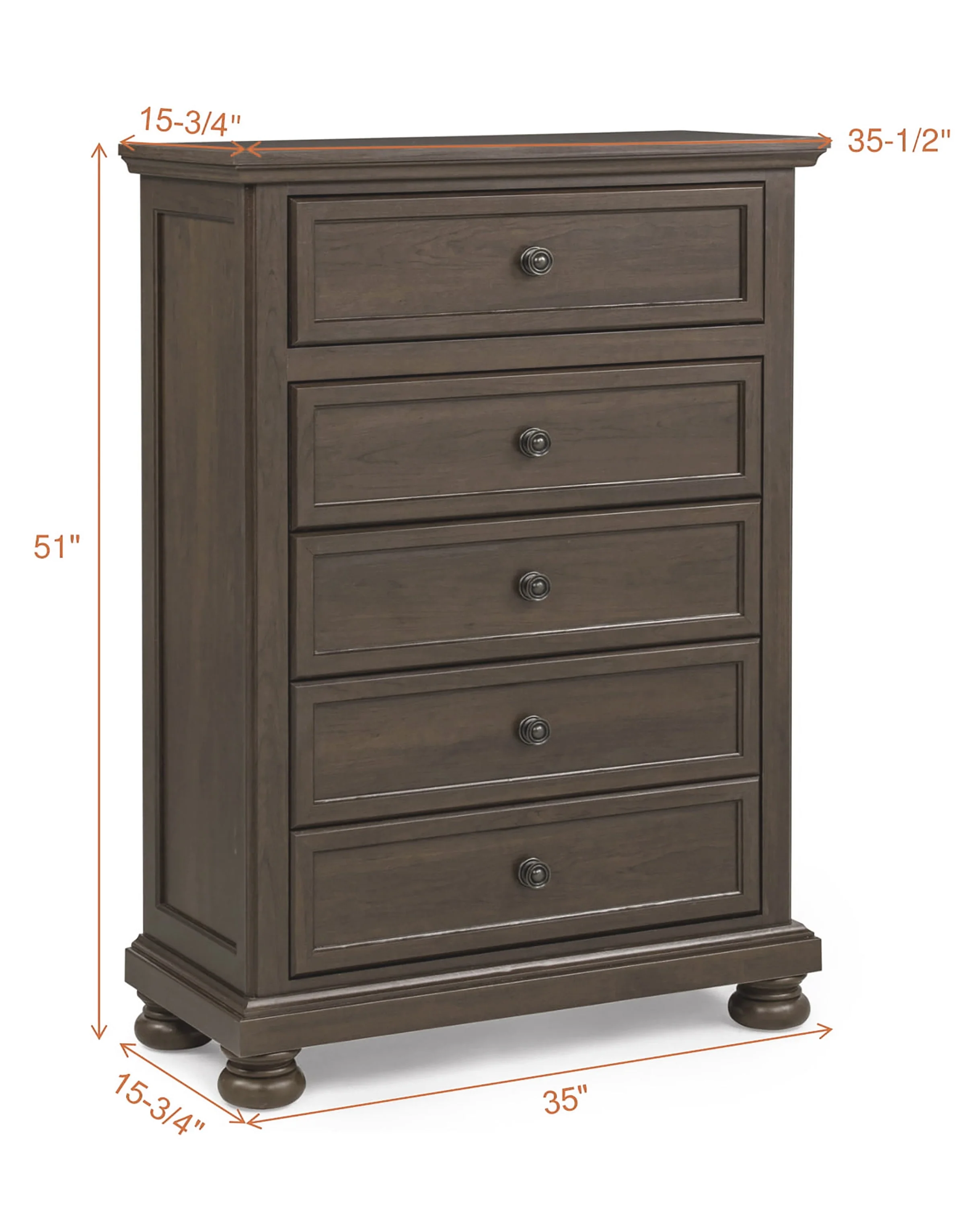 Claribelle Brown Storage Sleigh Bedroom Set - Image 16