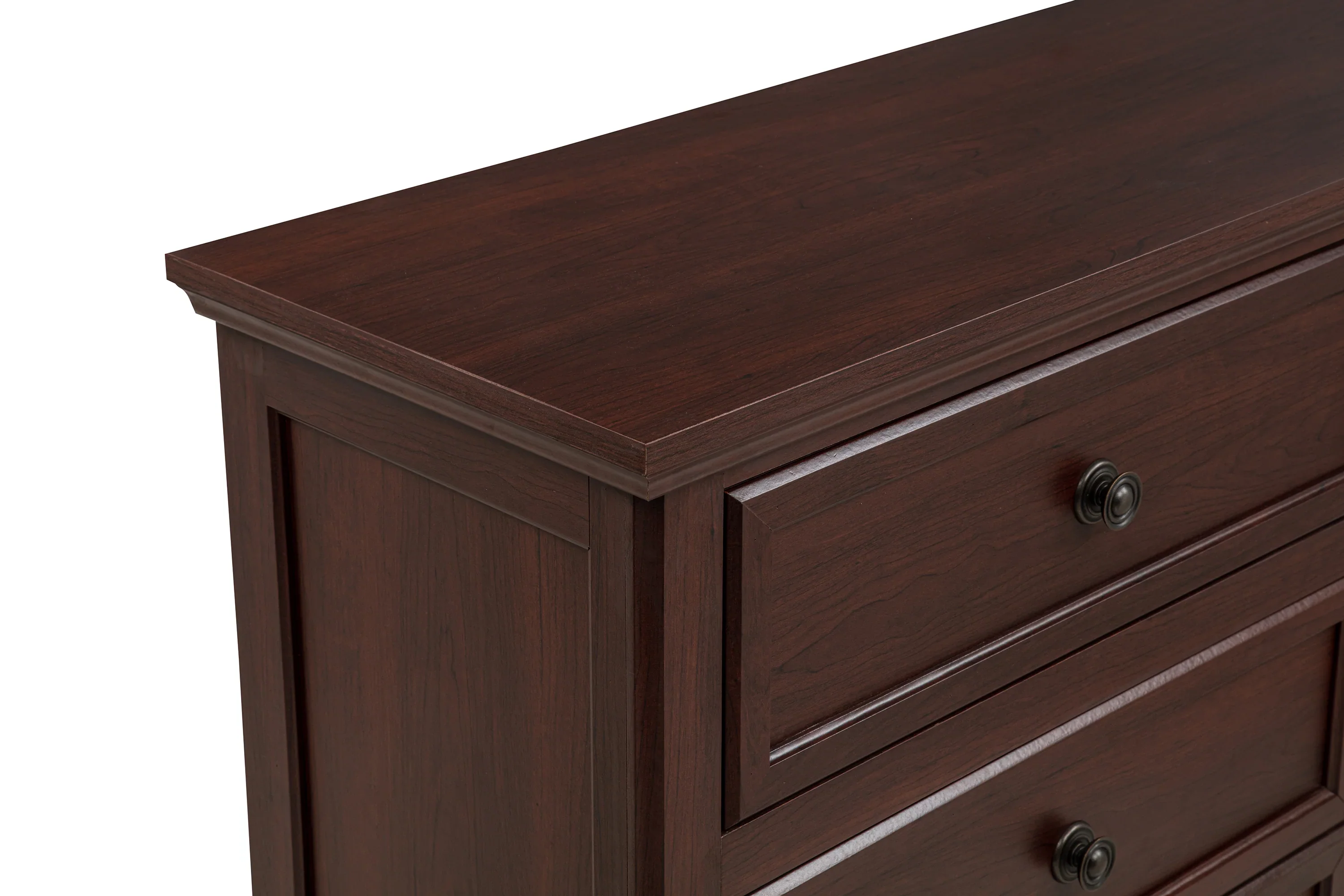 Claribelle Dark Cherry Storage Bedroom Set - Image 7