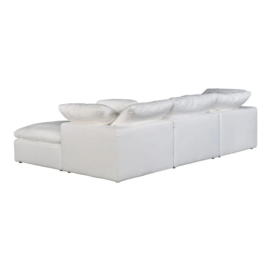 Clay Lounge Modular Sectional Cream White - Image 4