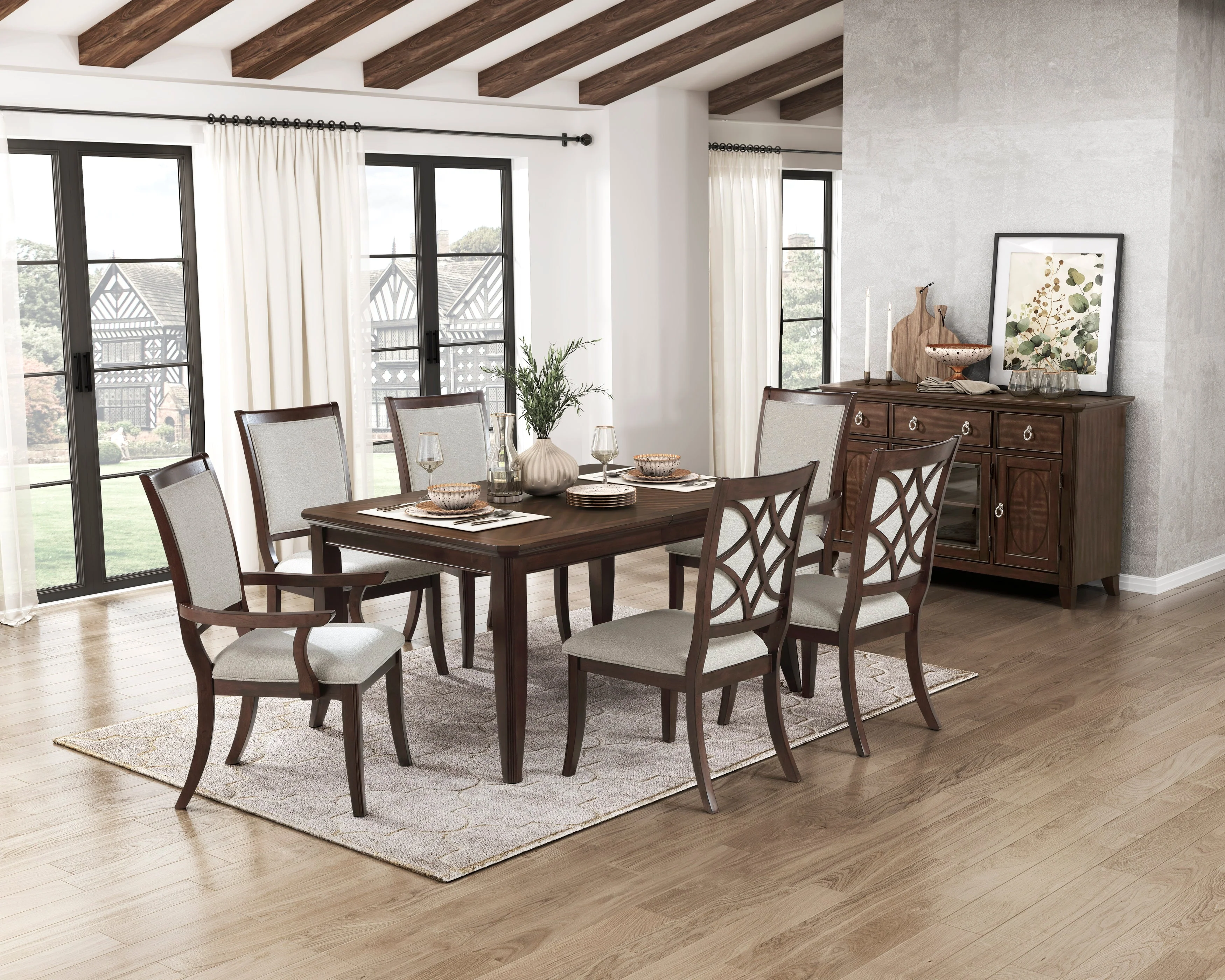 Claymont Cherry Extendable Dining Table - Image 2