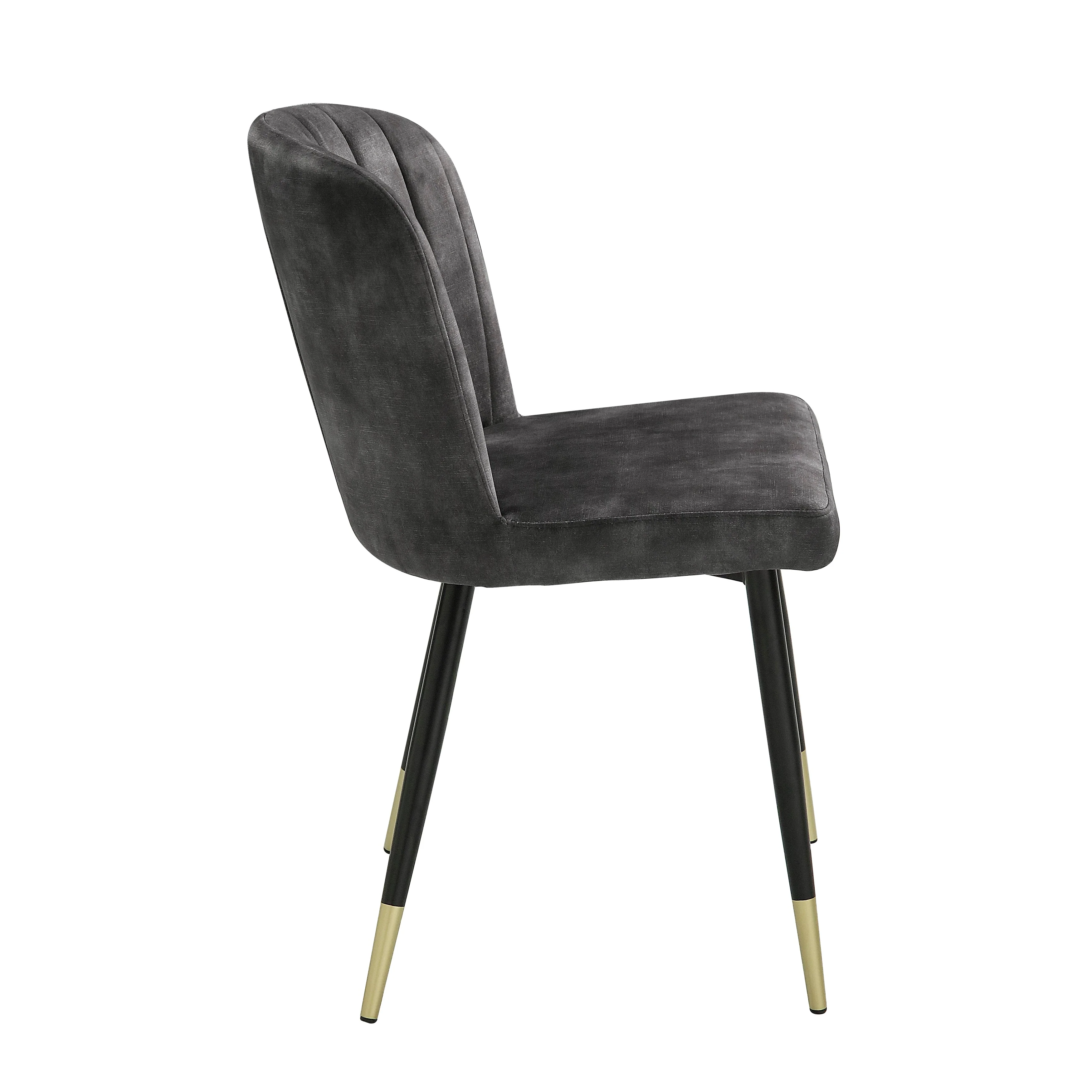 Clemente Gray Dining Side Chair, Set of 2 - Image 3