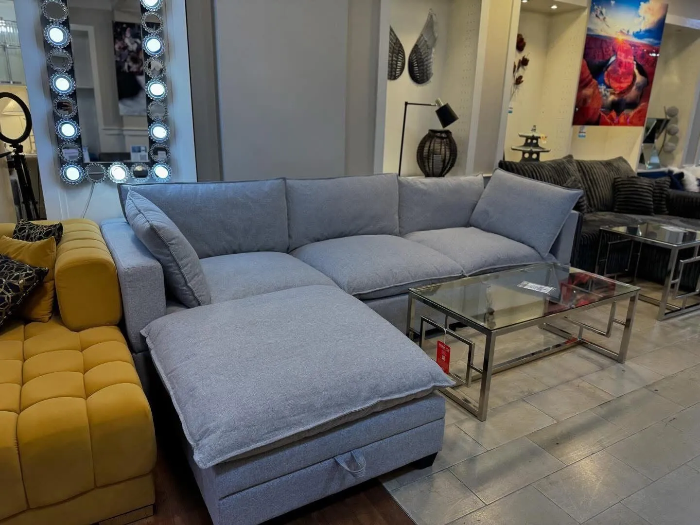 Cloud Gray Modular Sectional - Image 2
