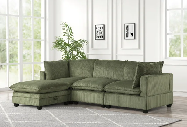 Cloud Olive Modular Sectional
