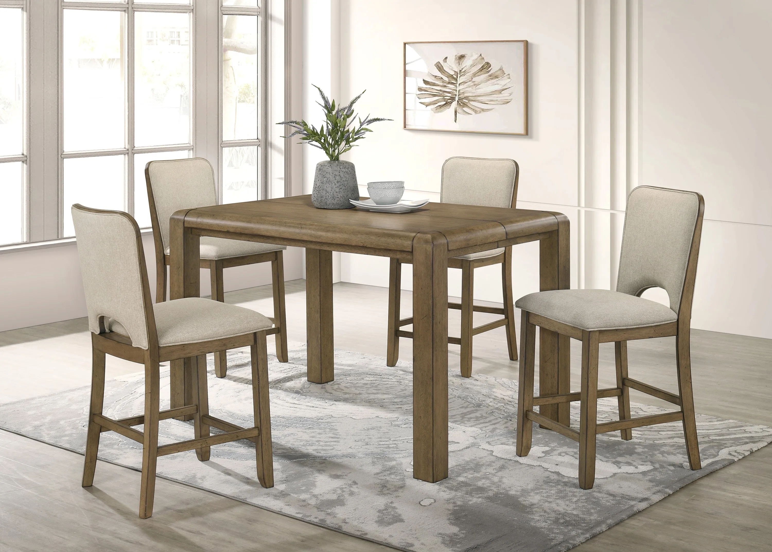 Cockrell Brown/Beige Counter Height Chair (Set of 2) - Image 4