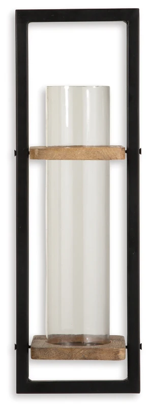 Colburn Natural/Black Wall Sconce - Image 3