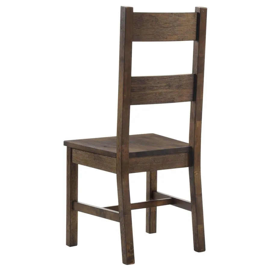 Coleman Rustic Golden Brown 7-Piece Dining Set - Image 6