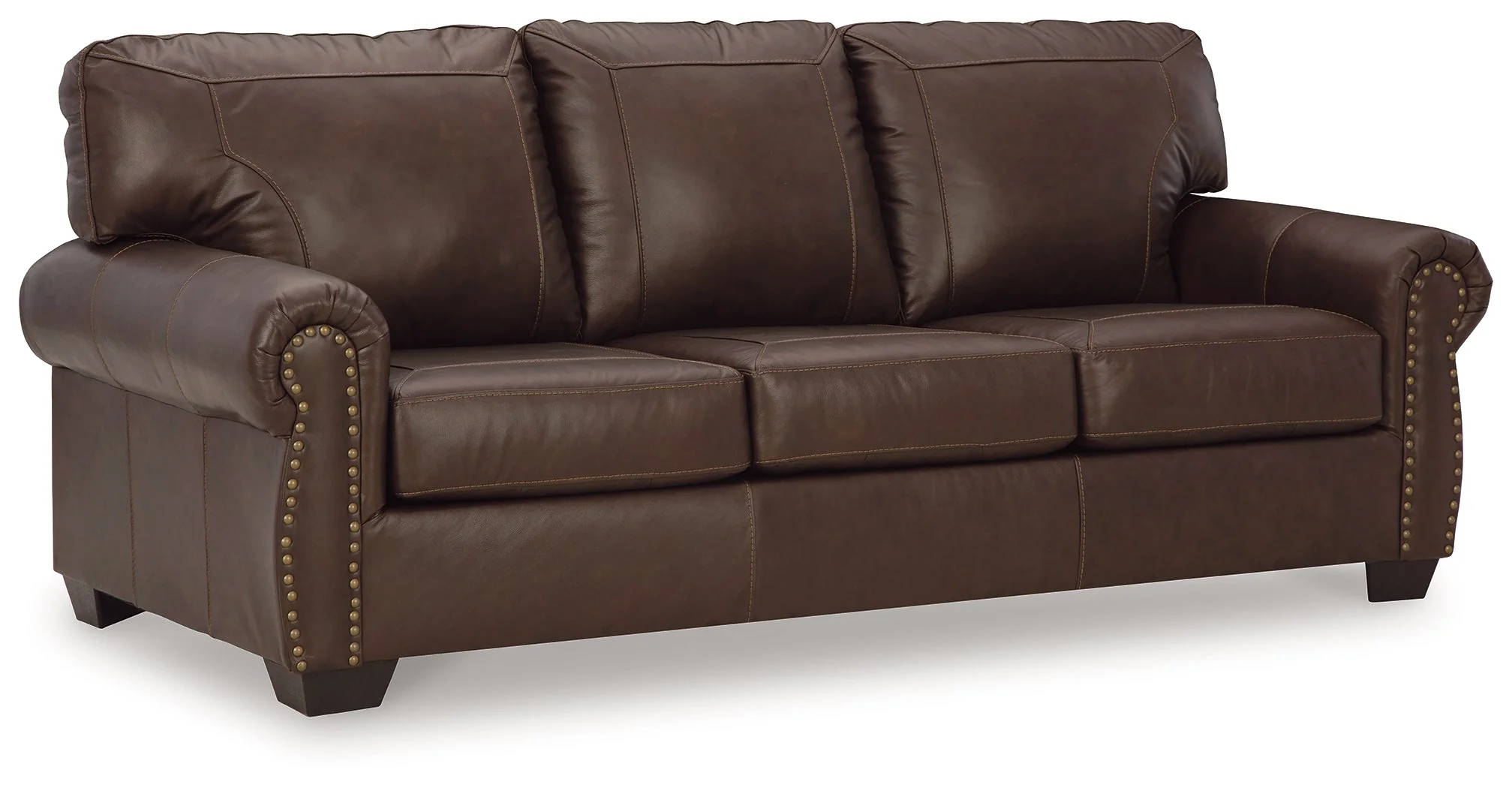 Colleton Sofa, Loveseat and Recliner in Dark Brown - Image 2
